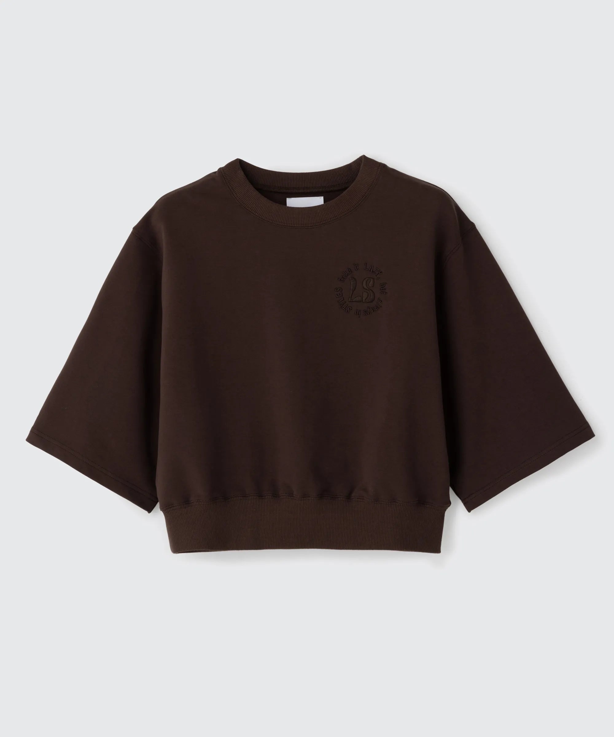 Heart Cutout Cropped Sweat Tee | ハートカットアウト クロップド スウェット Tシャツ