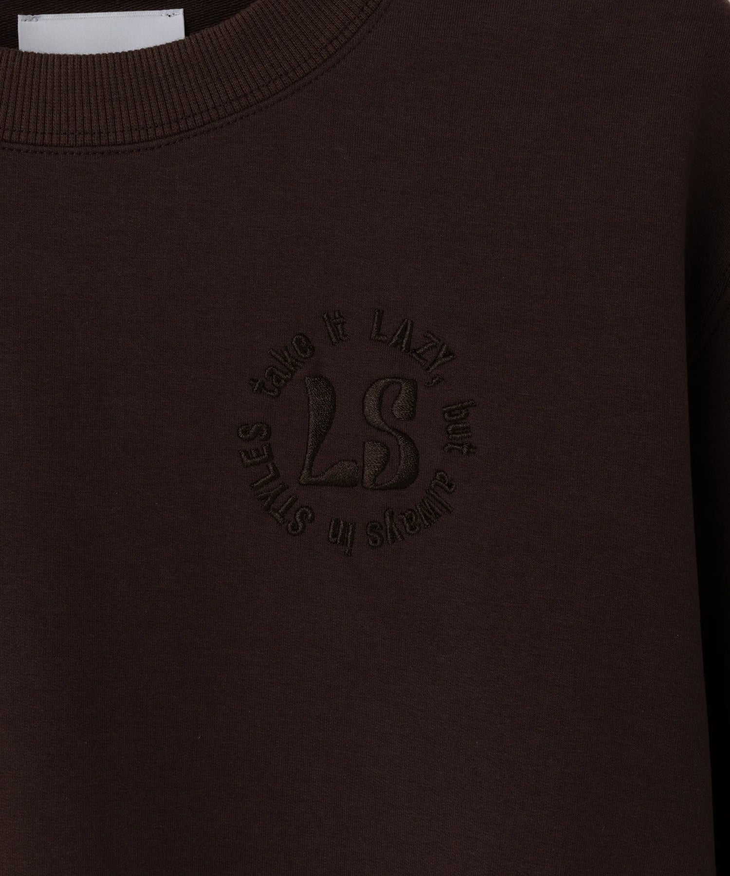 Heart Cutout Cropped Sweat Tee | ハートカットアウト クロップド スウェット Tシャツ