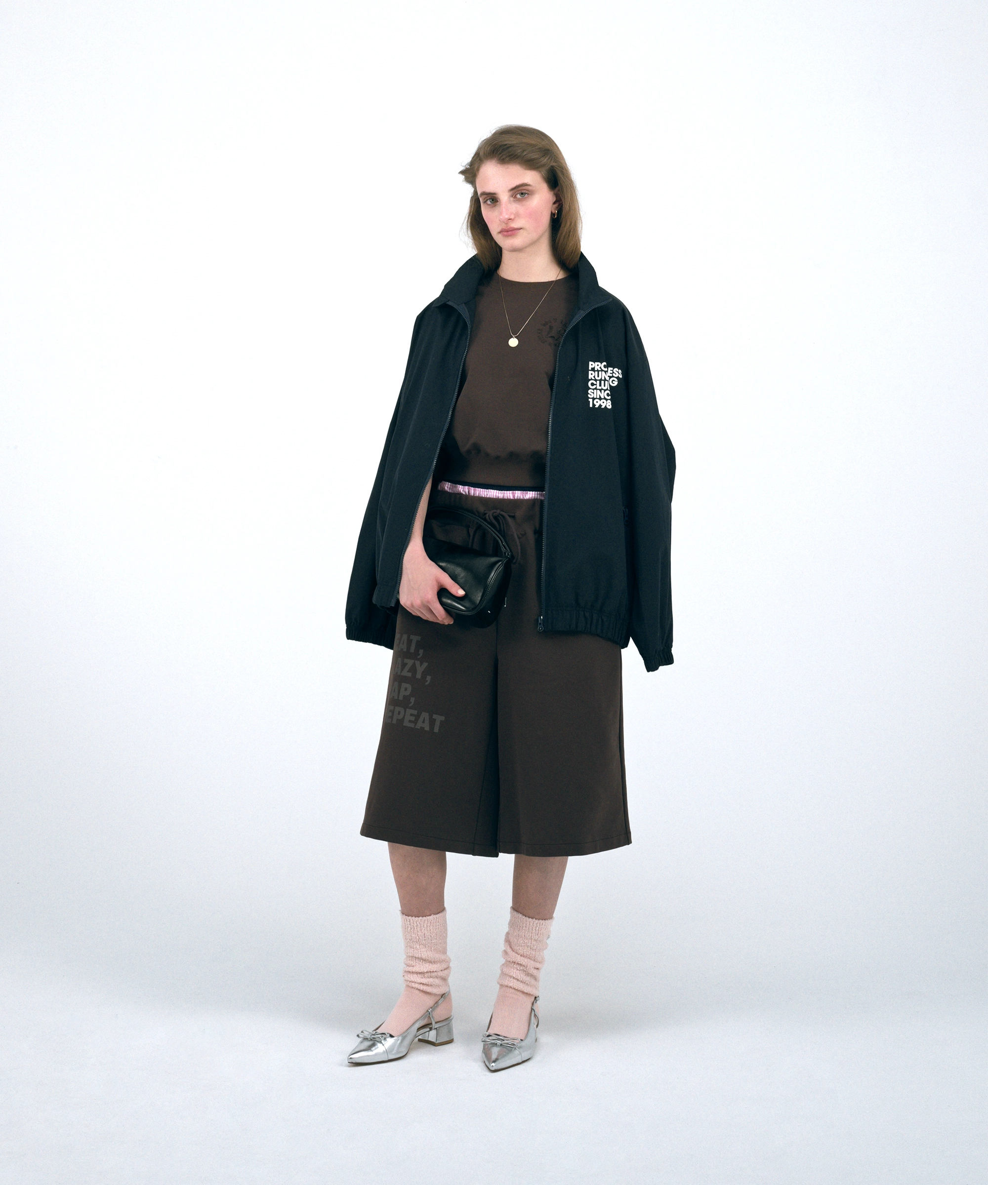 Heart Cutout Cropped Sweat Tee | ハートカットアウト クロップド スウェット Tシャツ