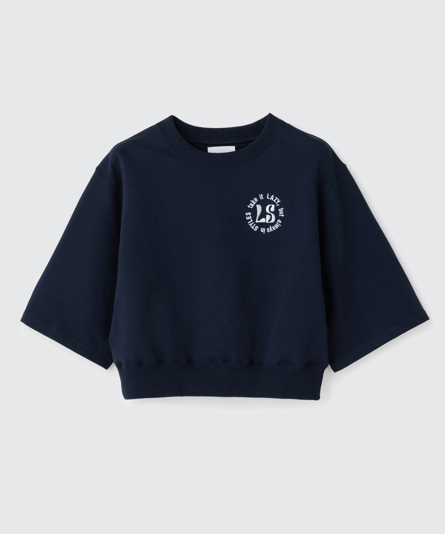 Heart Cutout Cropped Sweat Tee | ハートカットアウト クロップド スウェット Tシャツ