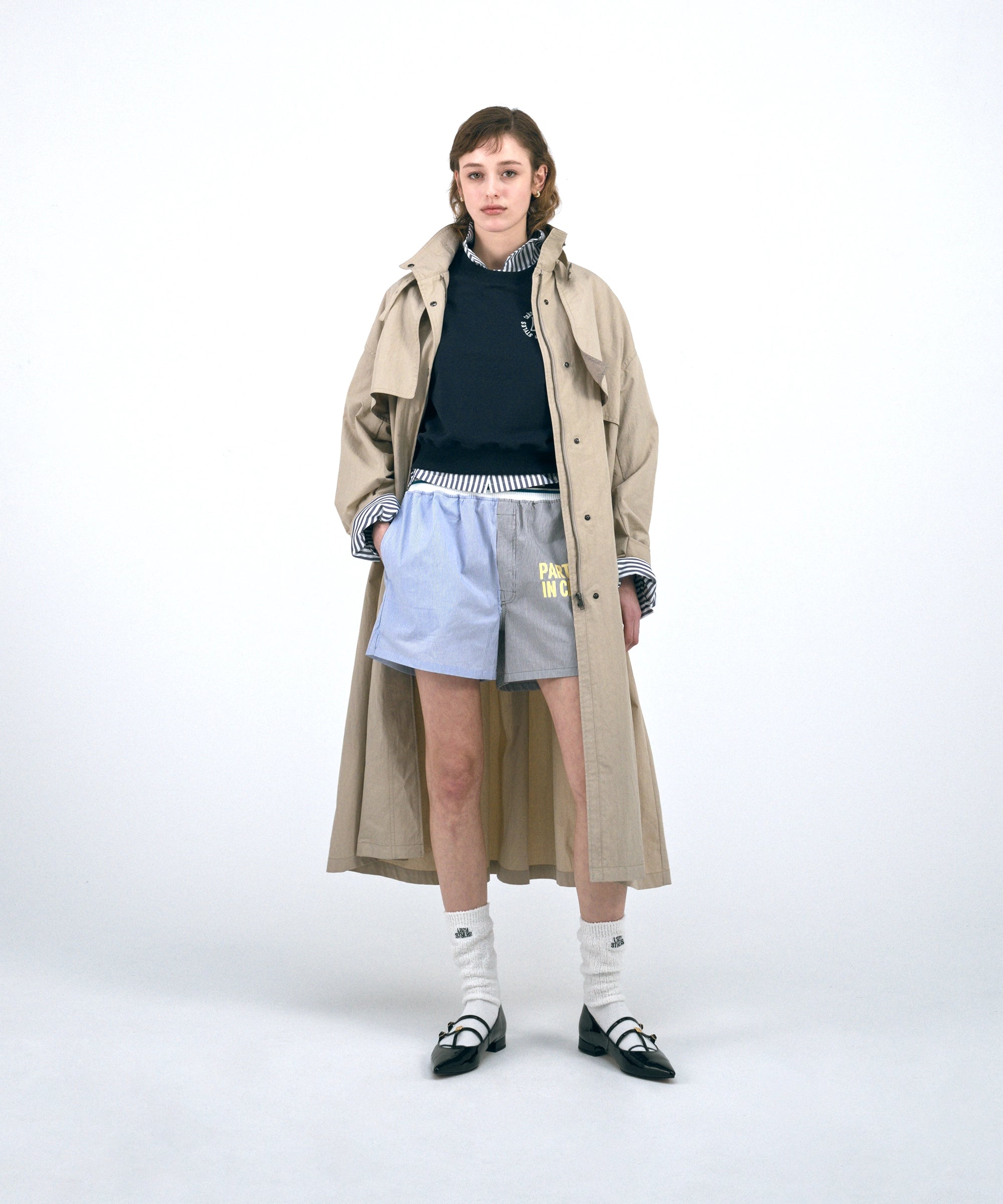 Heart Cutout Cropped Sweat Tee | ハートカットアウト クロップド スウェット Tシャツ