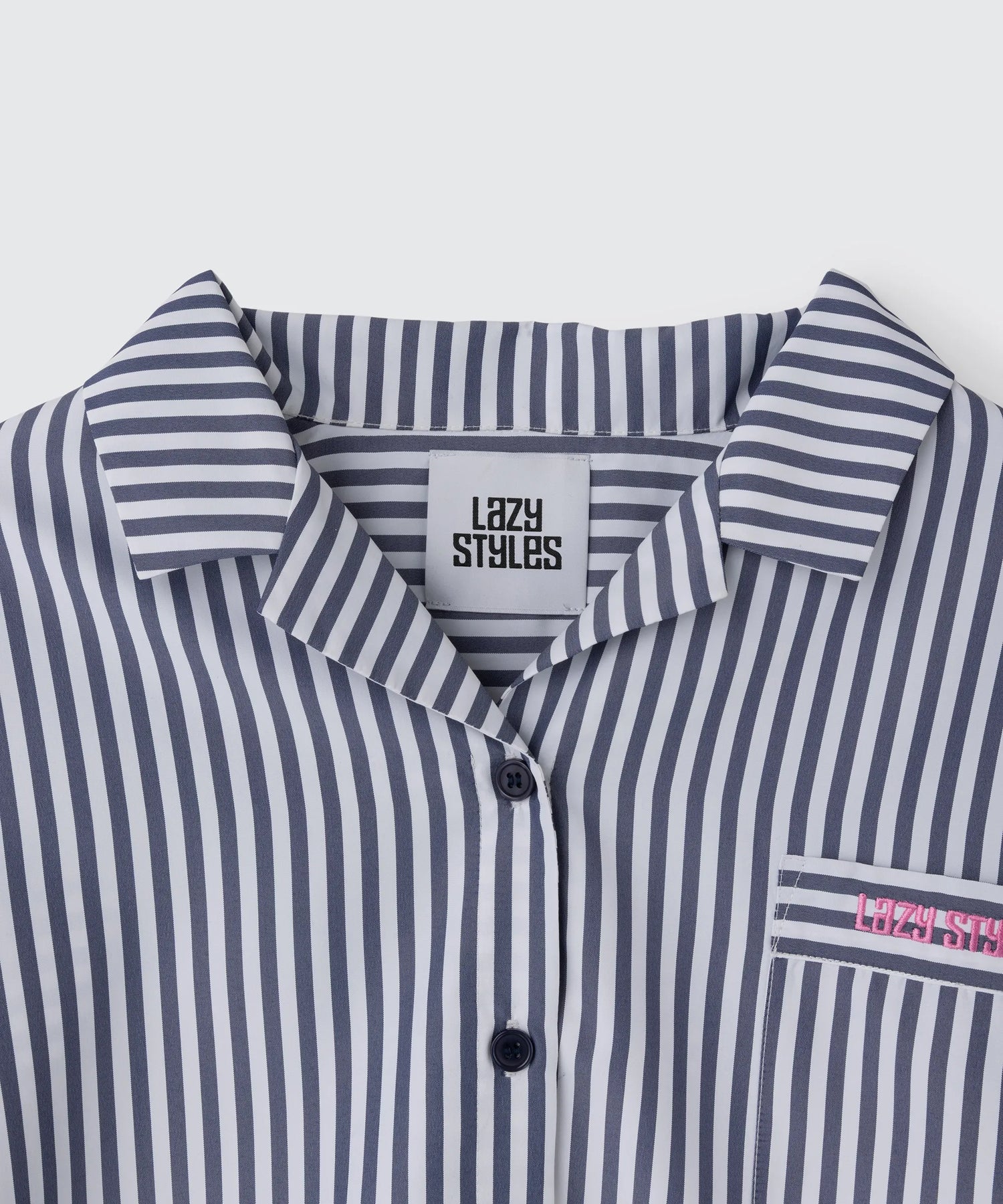 Cropped Stripe Shirt | クロップド ストライプ シャツ