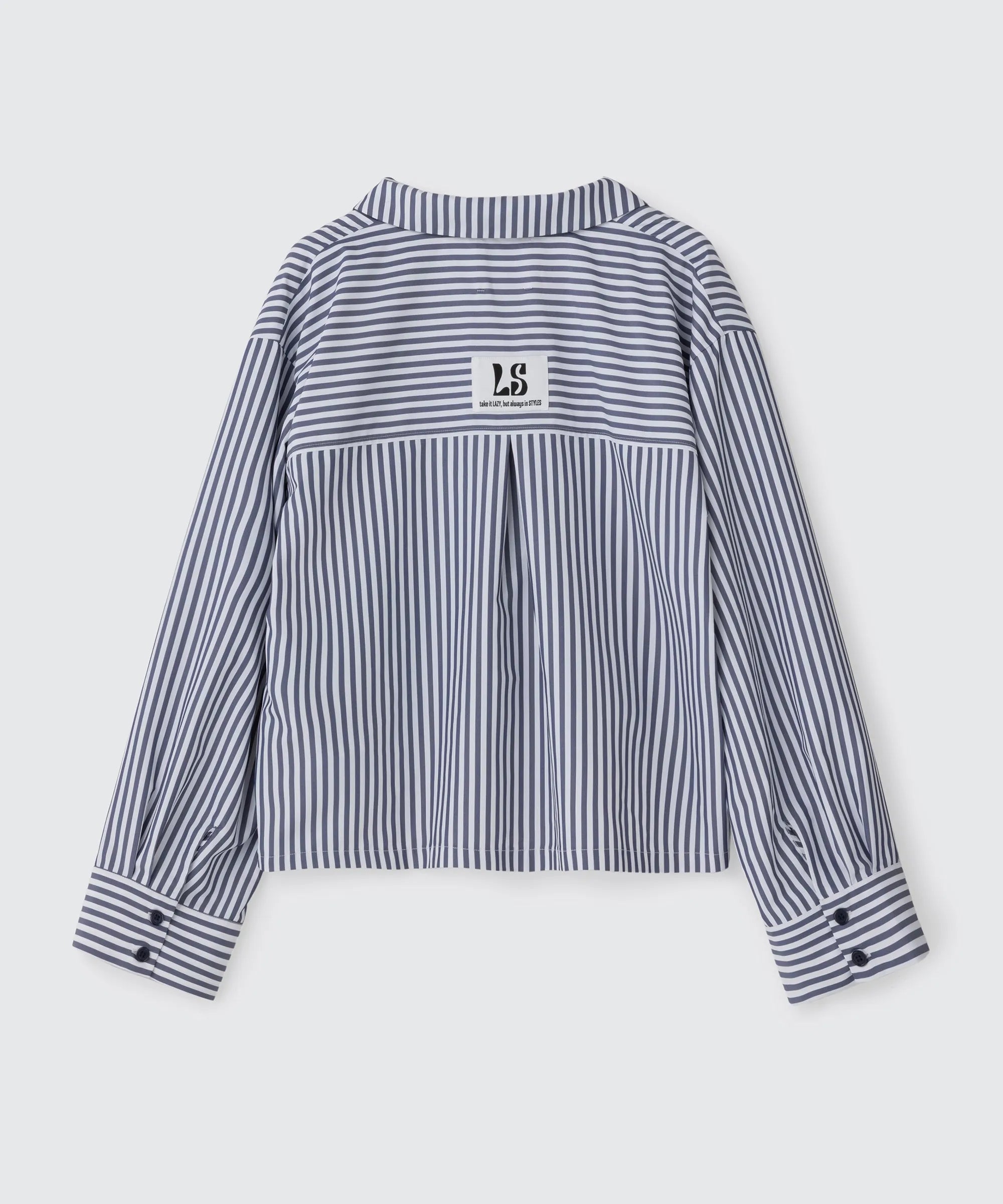 Cropped Stripe Shirt | クロップド ストライプ シャツ