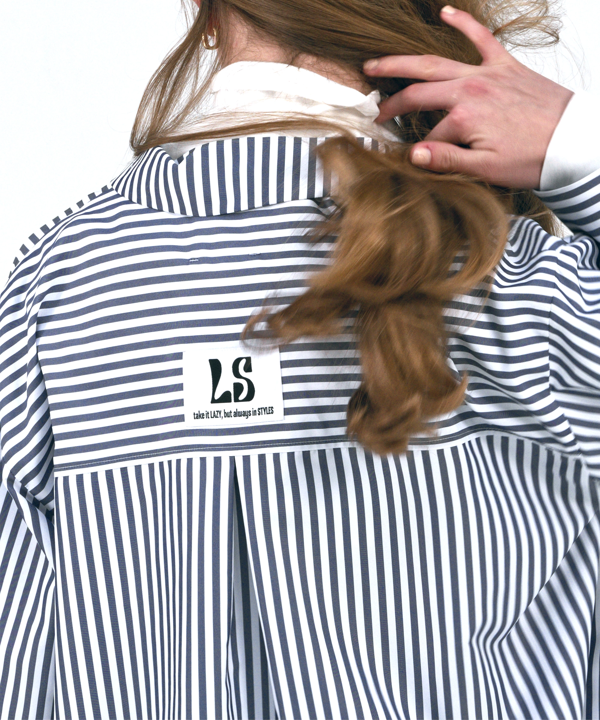 Cropped Stripe Shirt | クロップド ストライプ シャツ