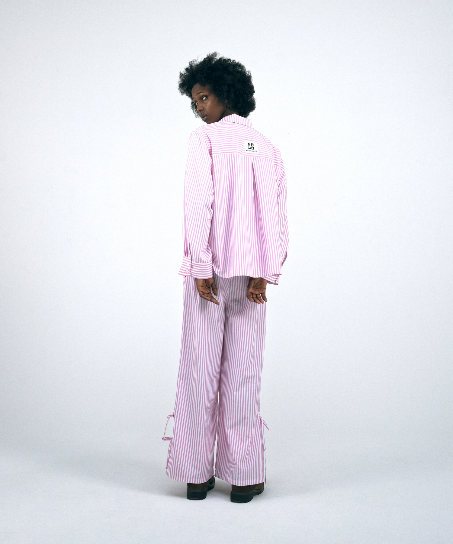 Wide Leg Shirtpants Stripe Design | ワイドレッグ シャツパンツ ストライプデザイン