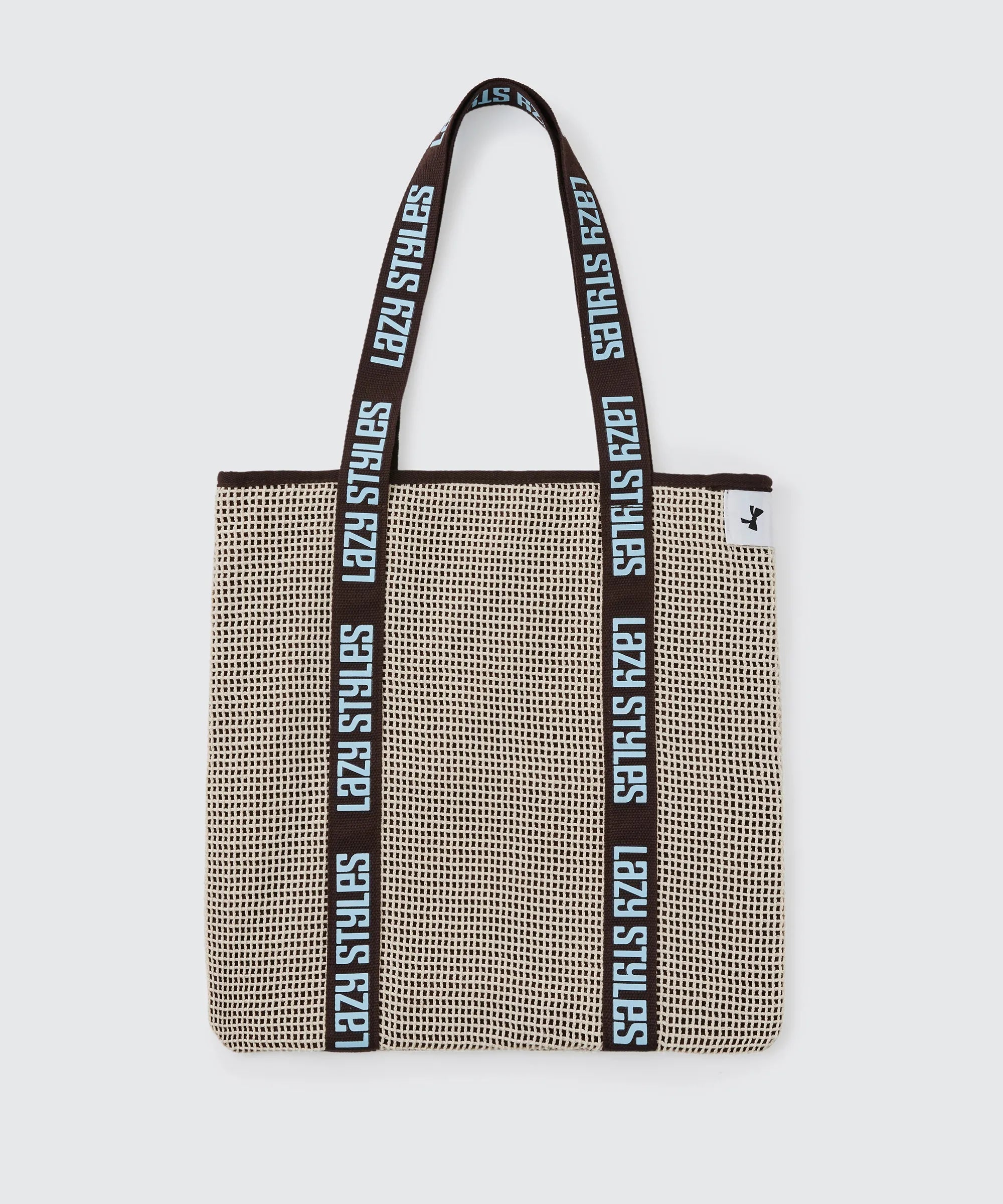 Handle Logo Mesh Tote Bag