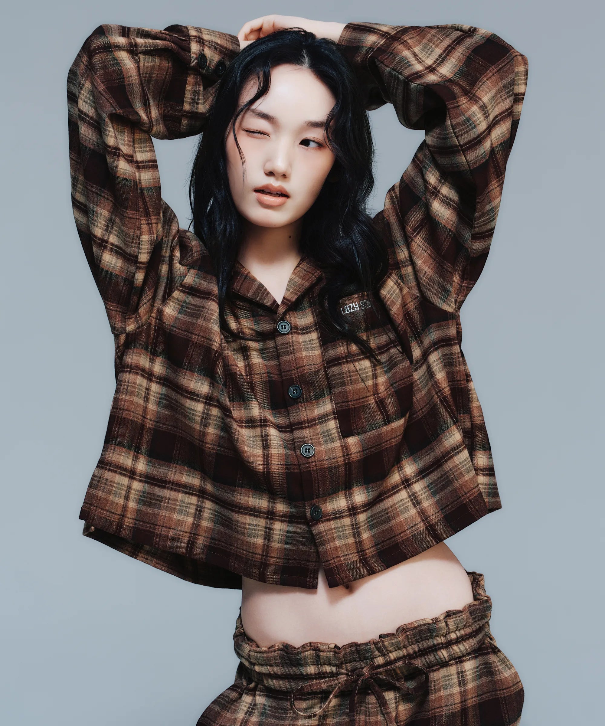 Cropped Check Shirt | クロップドチェックシャツ