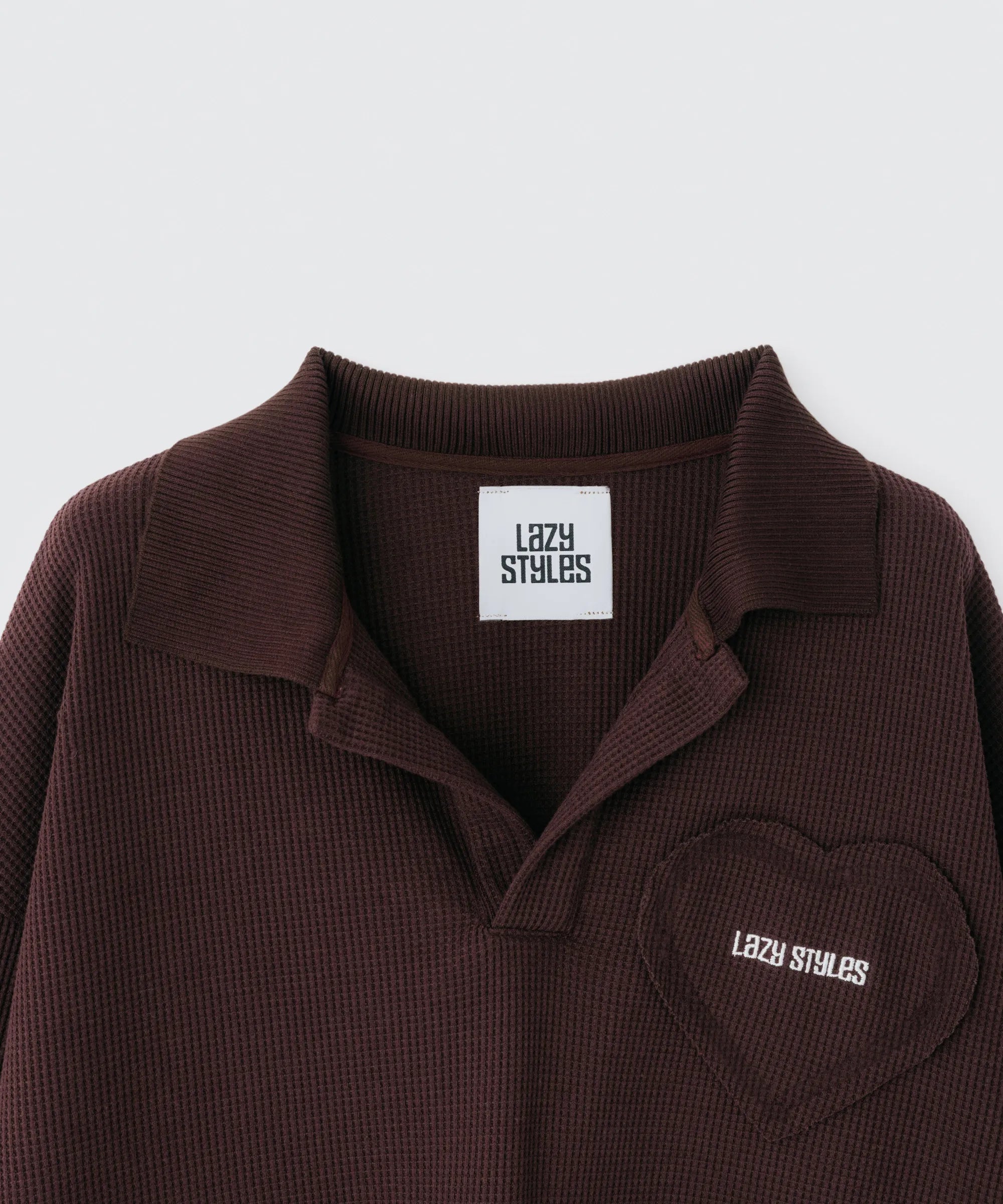 Waffle long sleeve tee | ワッフルロングスリーブTシャツ