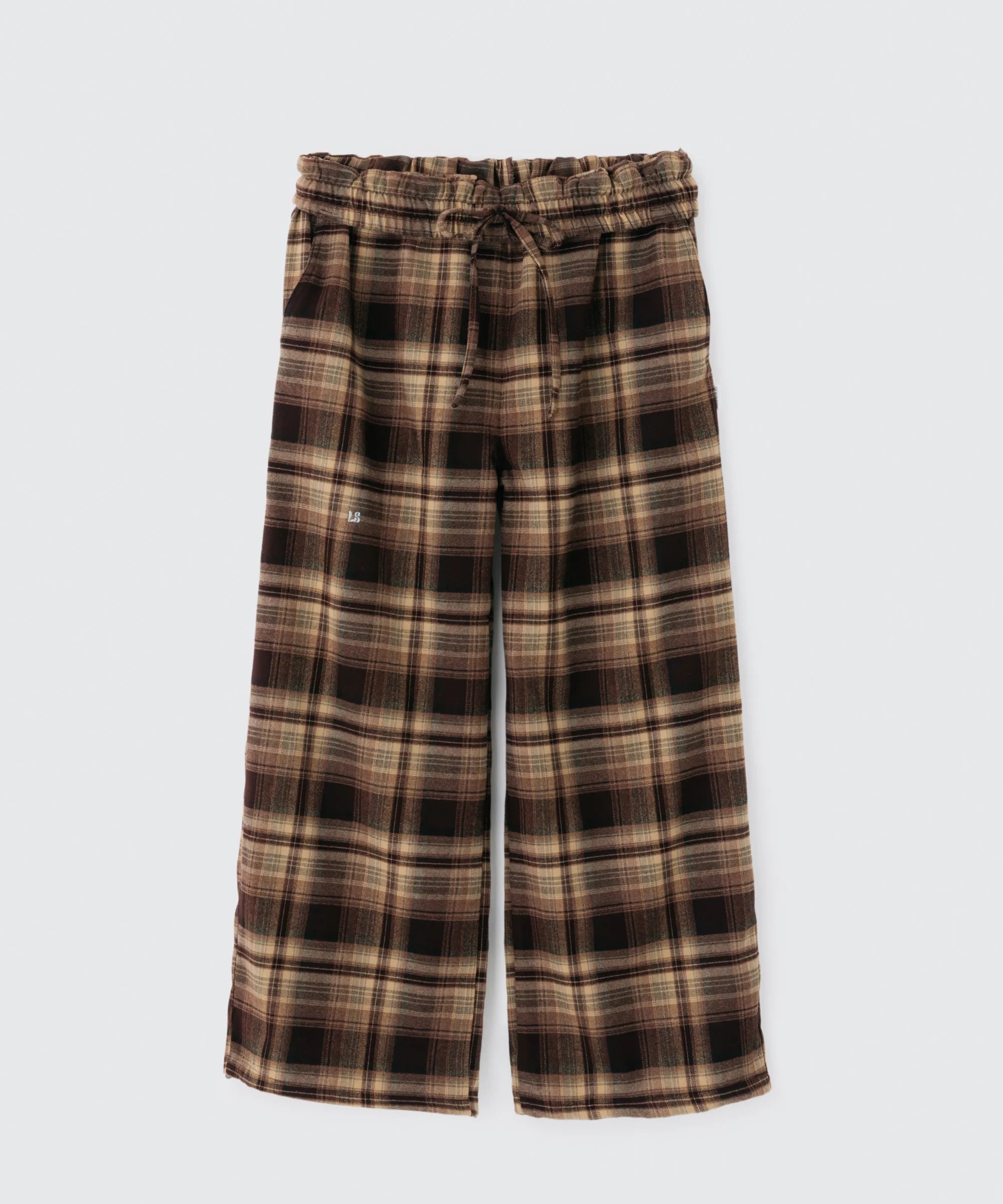 Wide Leg Check Pants | ワイドレッグ チェックパンツ