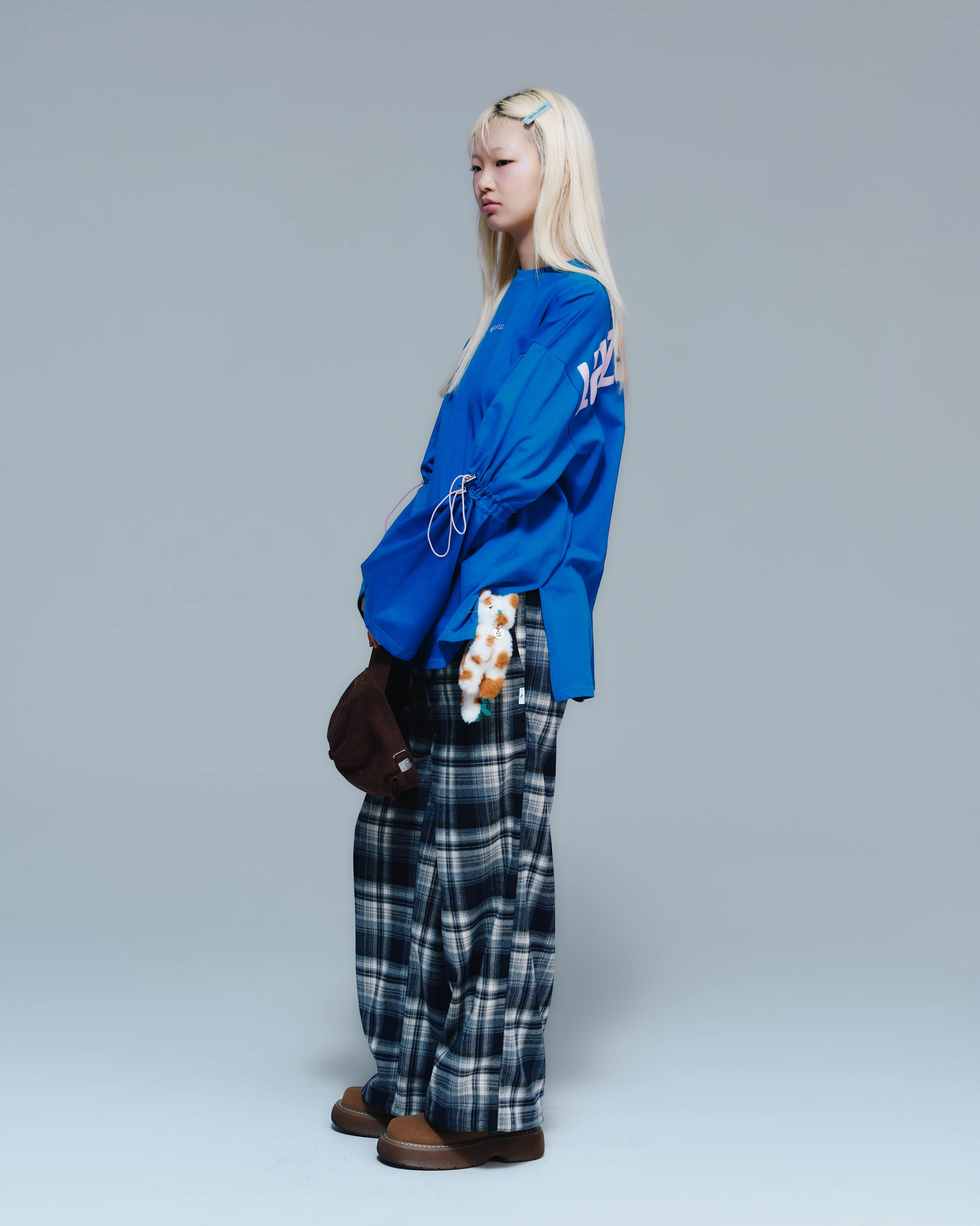 Wide Leg Check Pants | ワイドレッグ チェックパンツ