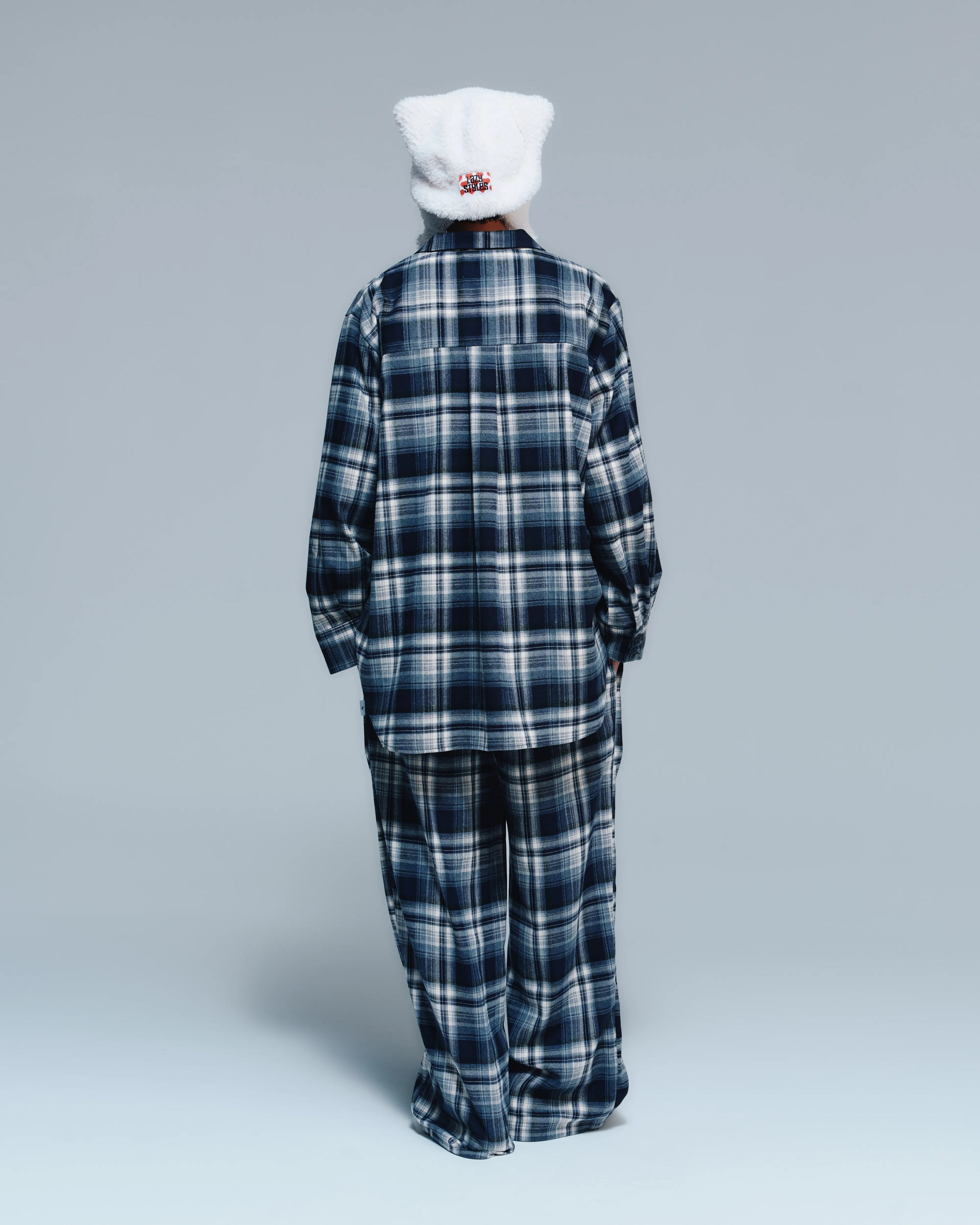 Wide Leg Check Pants | ワイドレッグ チェックパンツ