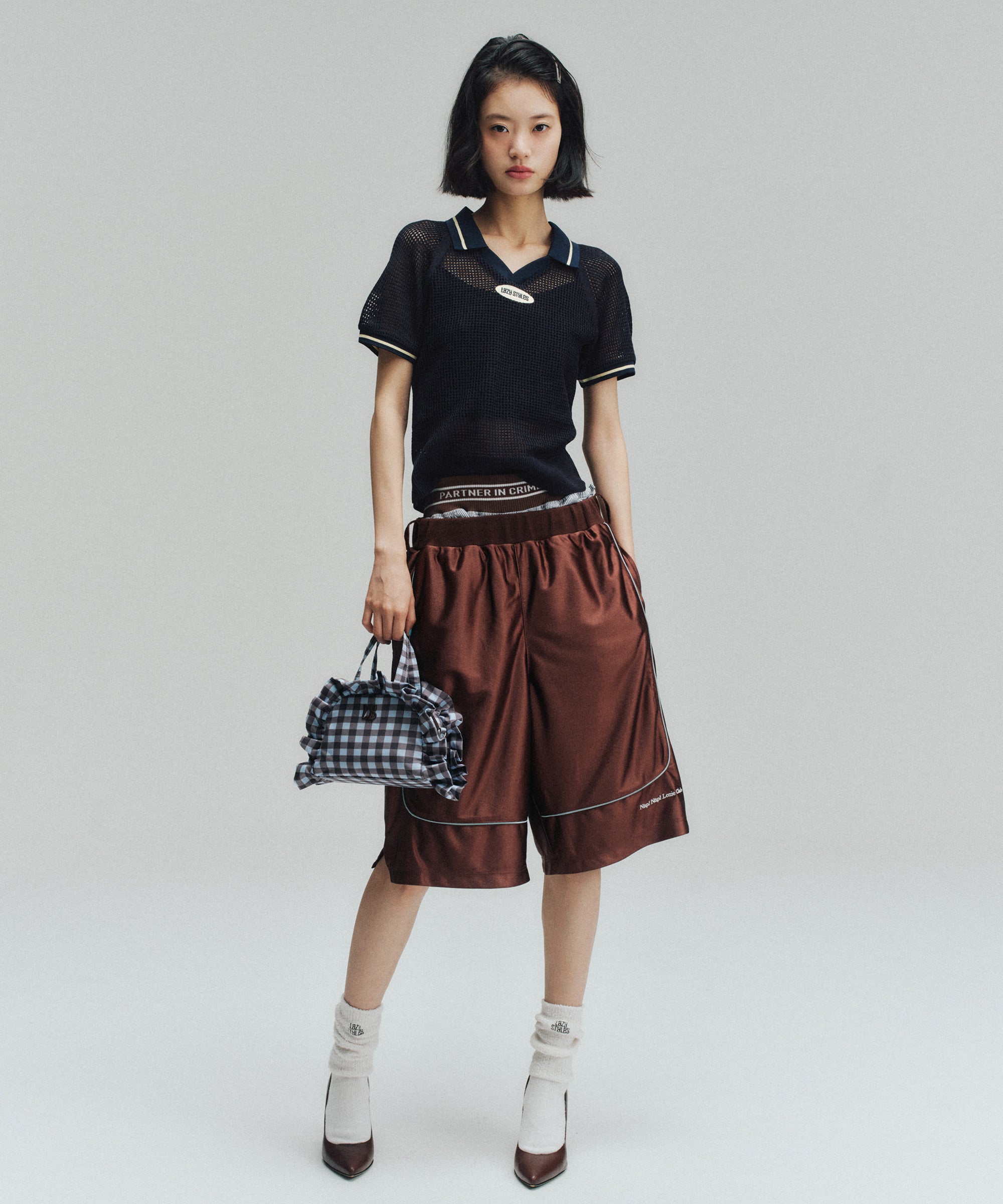 Cropped Uniform Polo Shirt | クロップド ユニフォームシャツ