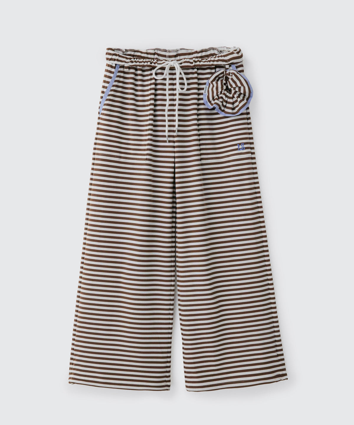 Striped Long Pants (+Scrunchie) | ボーダーロングパンツ (+シュシュ)