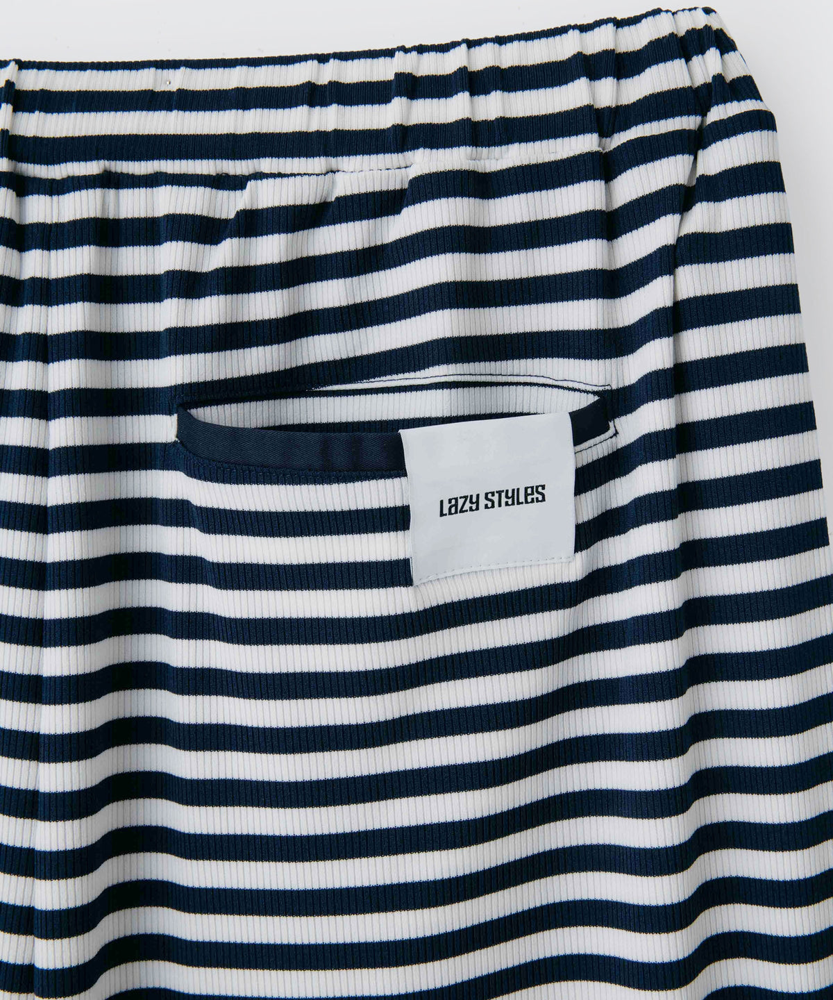 Striped Long Pants (+Scrunchie) | ボーダーロングパンツ (+シュシュ)