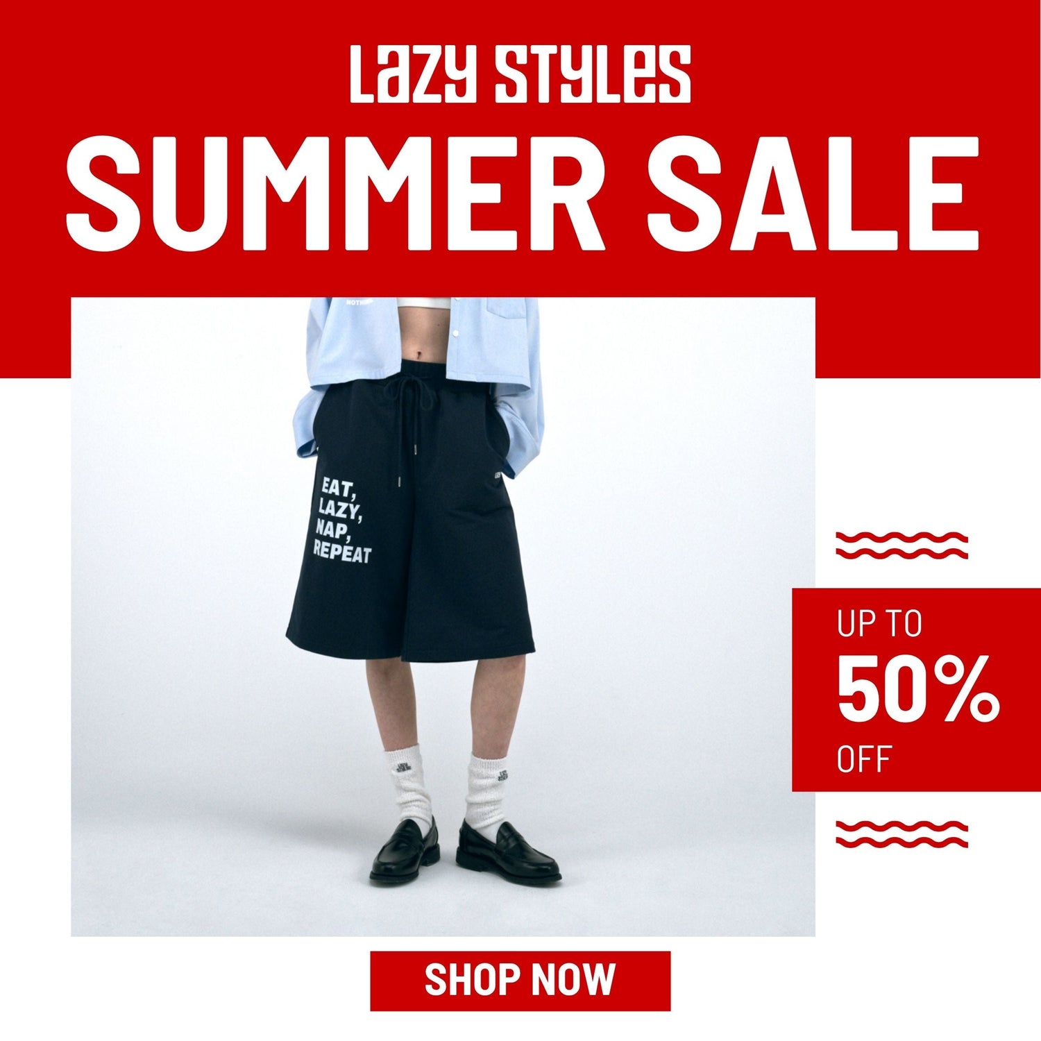 Lazy Styles OFFICIAL ONLINE STORE　SUMMER SALE開催！（06.26 FRI START）