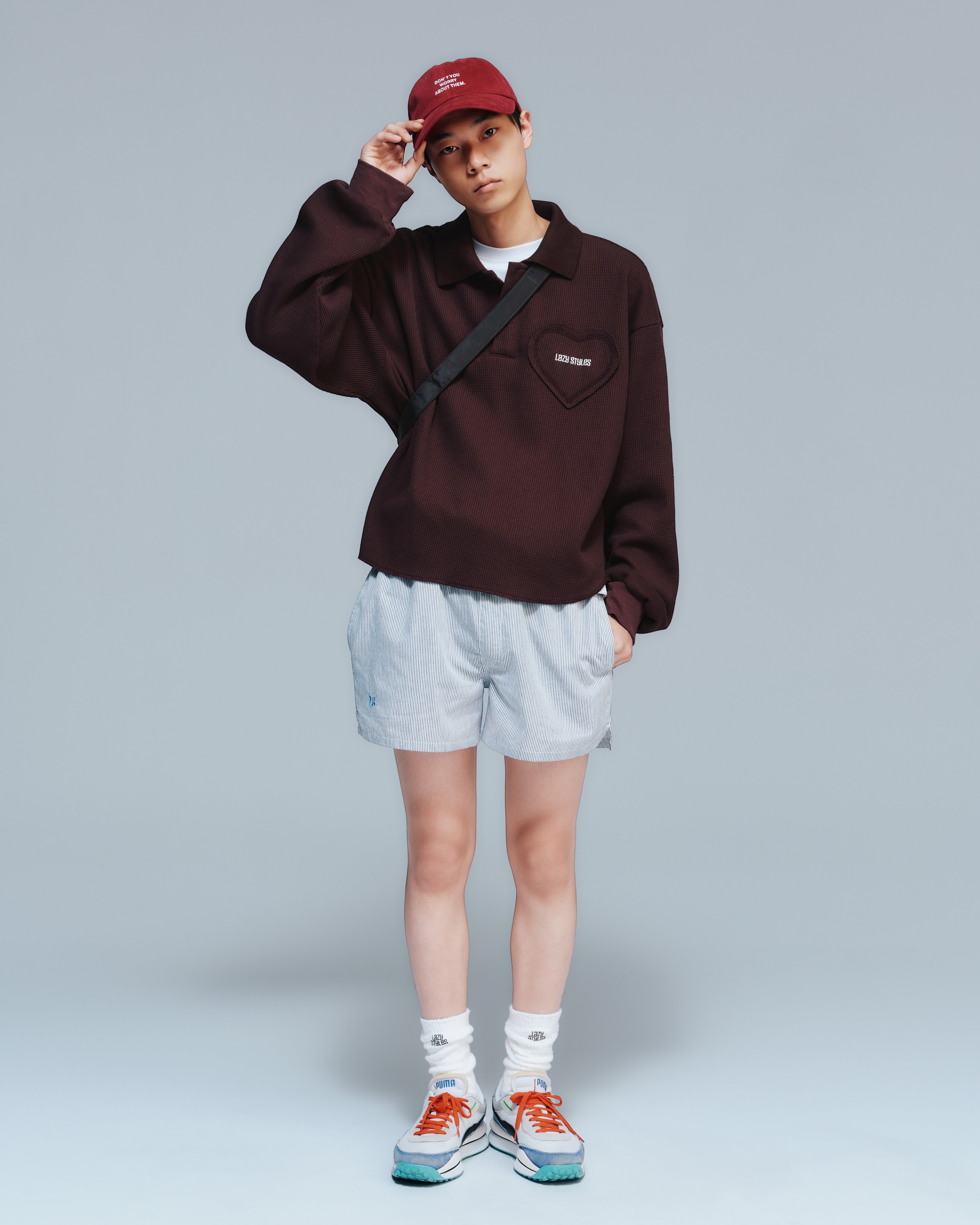 【新品】ウエストベルトワッフルロングスリーブtee ワッフルロングスリーブTEE [Véritécoeur] | NowN