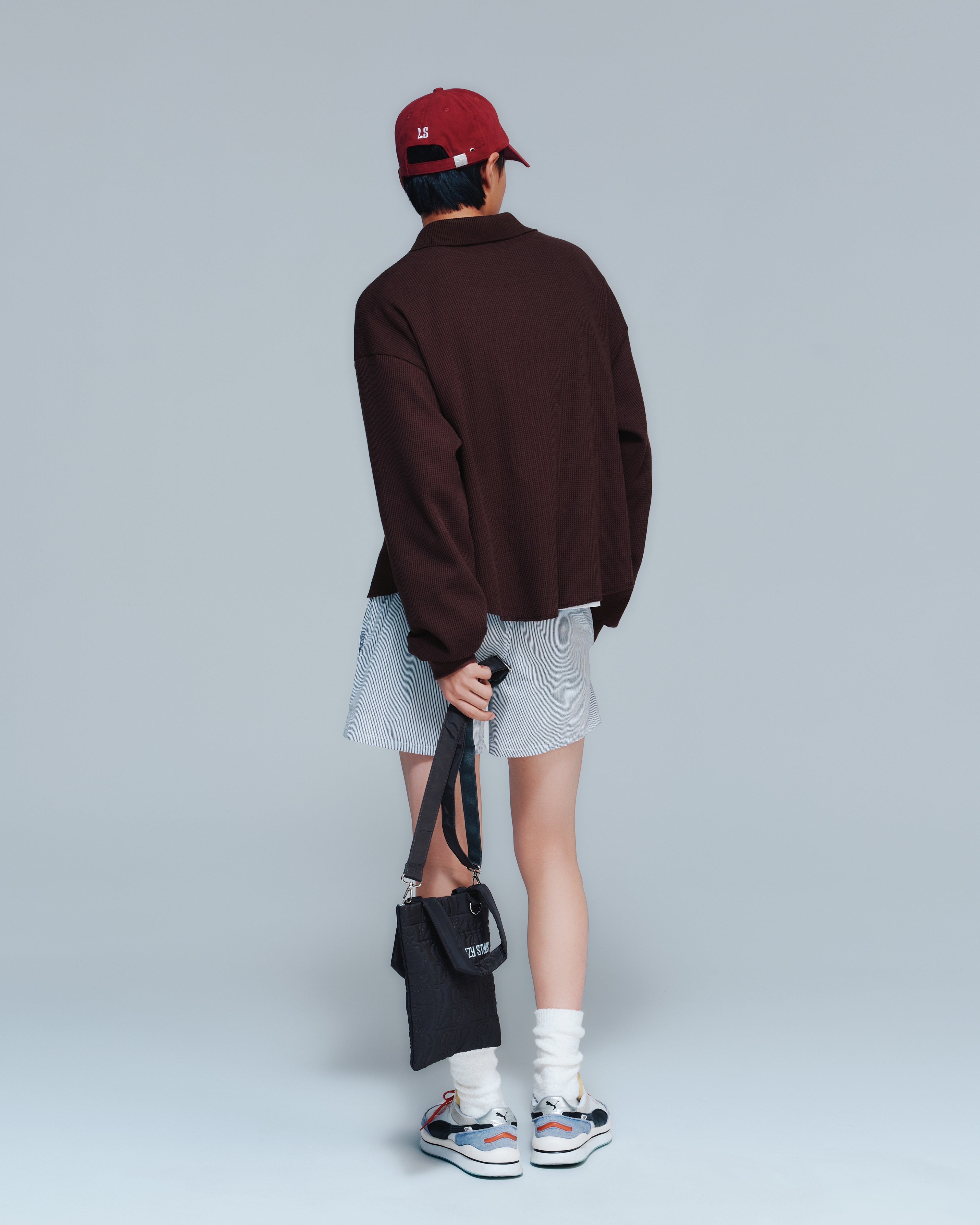 Waffle long sleeve tee | ワッフルロングスリーブTシャツ – Lazy