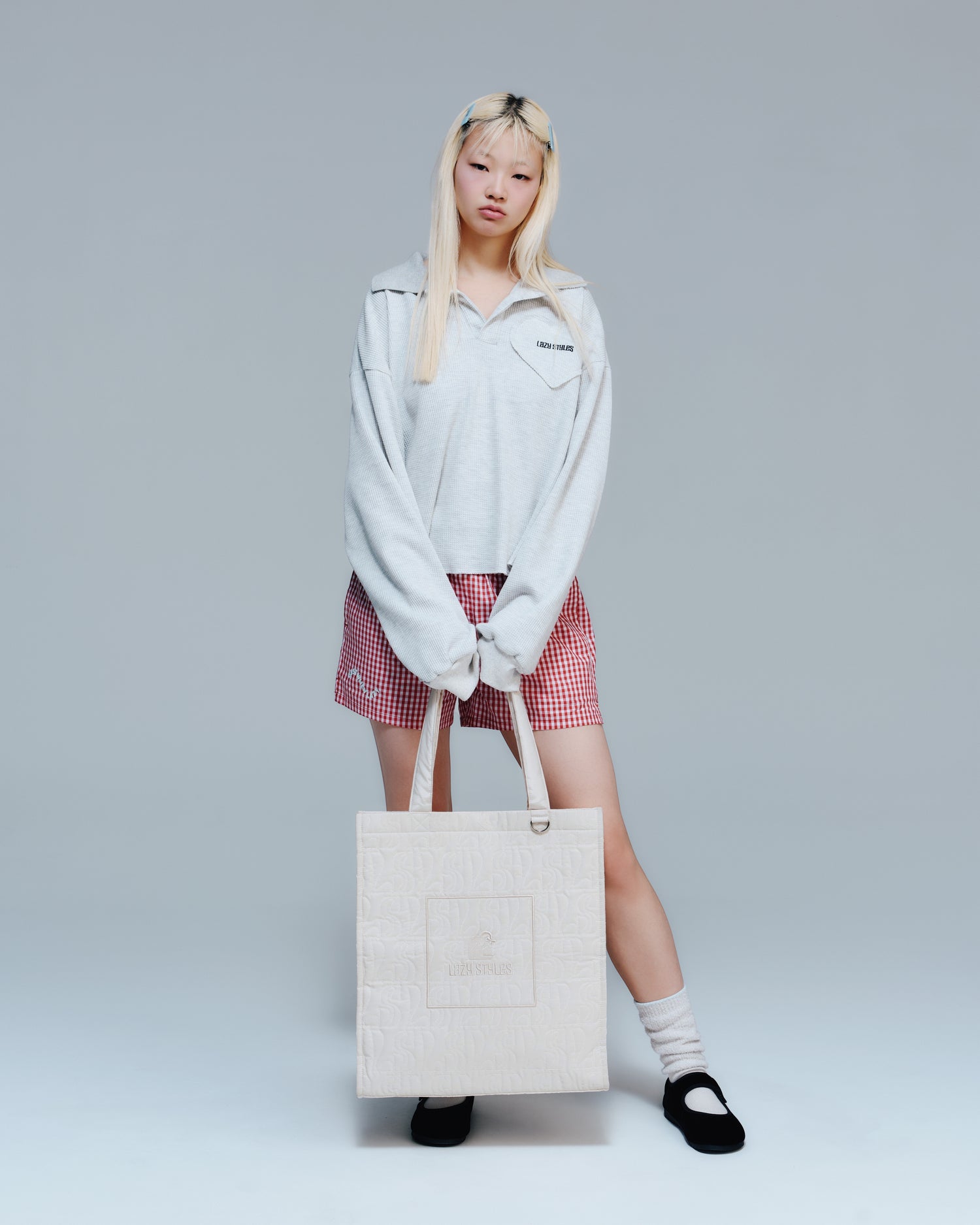 Waffle long sleeve tee | ワッフルロングスリーブTシャツ