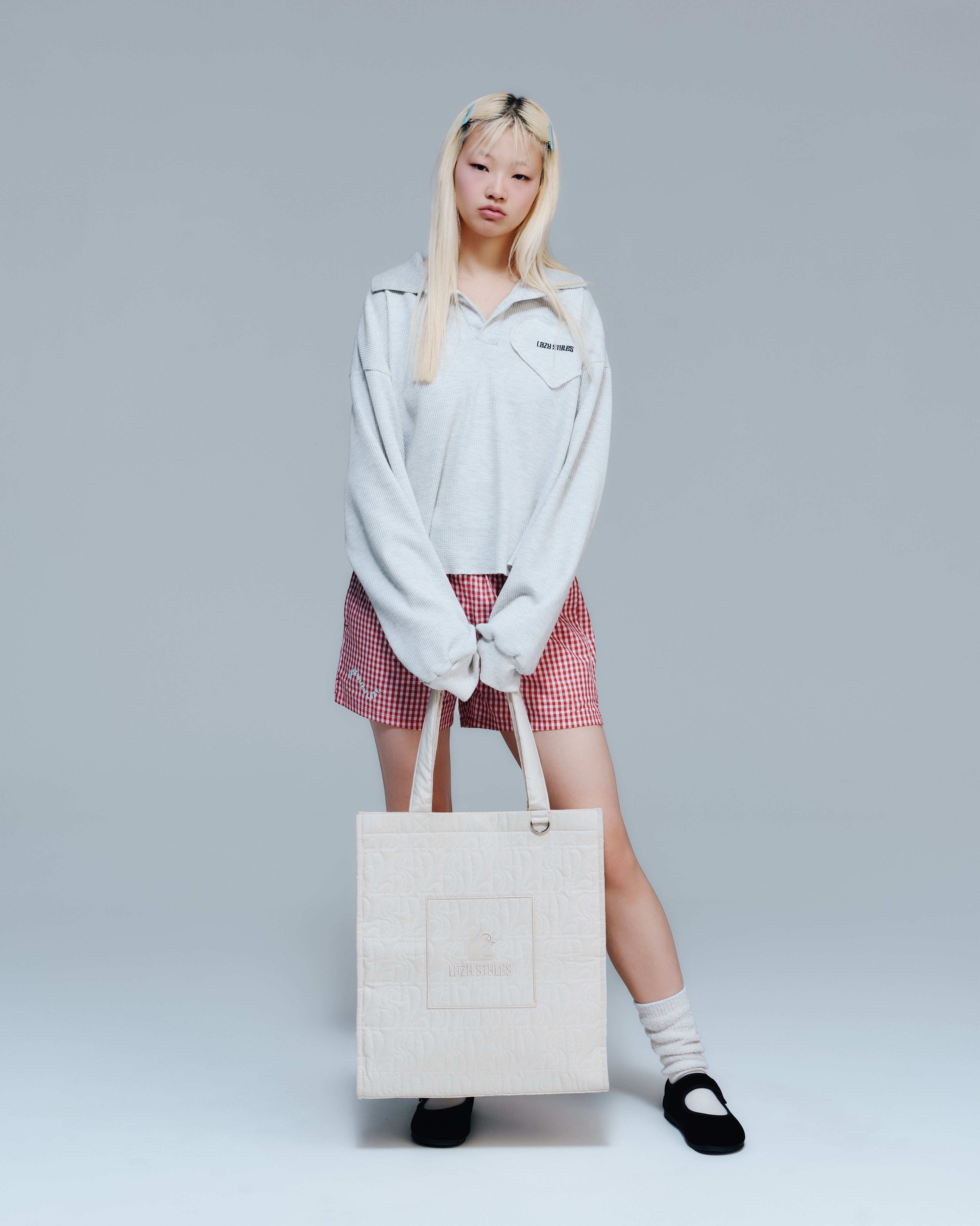 Waffle long sleeve tee | ワッフルロングスリーブTシャツ