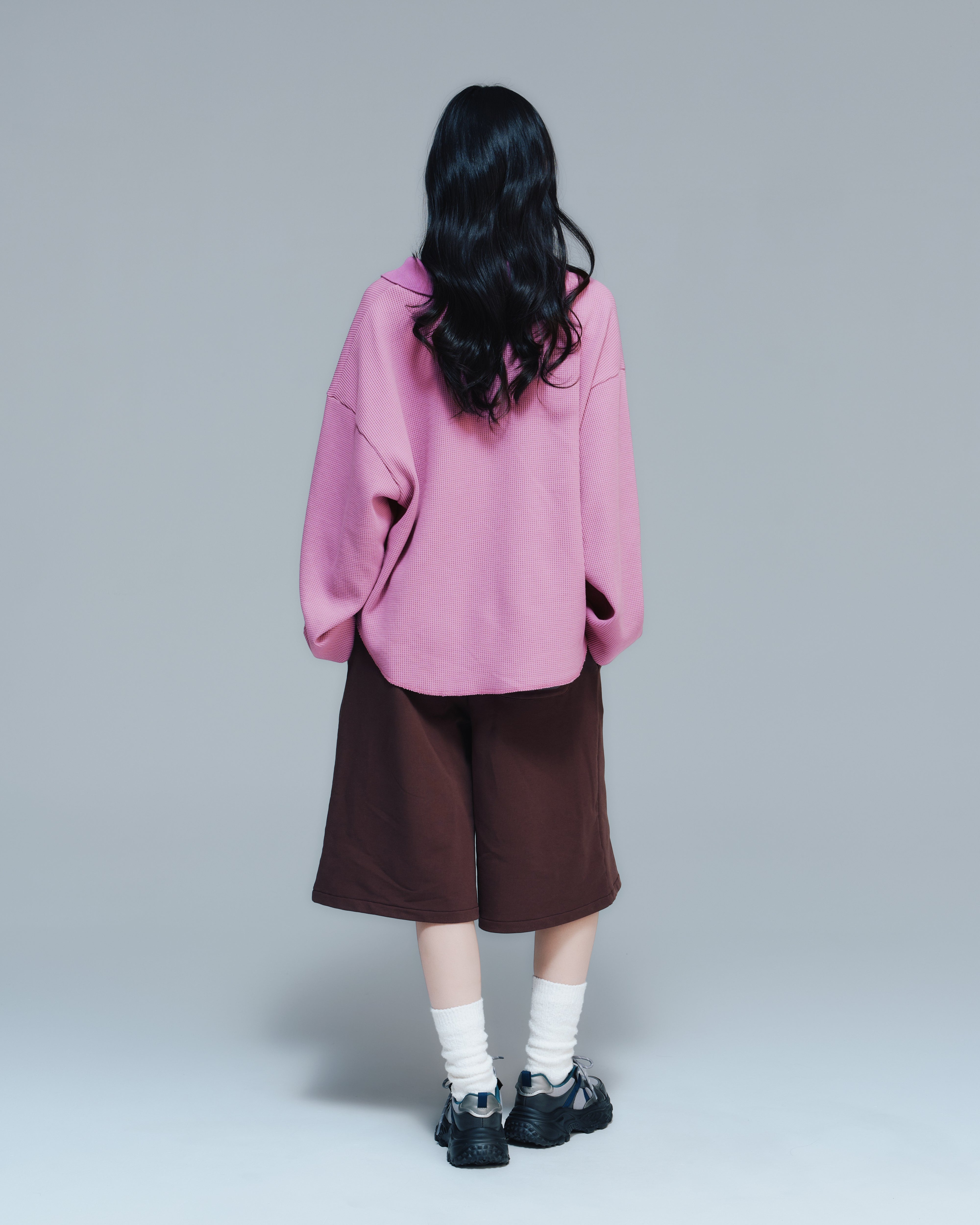 Waffle long sleeve tee | ワッフルロングスリーブTシャツ – Lazy