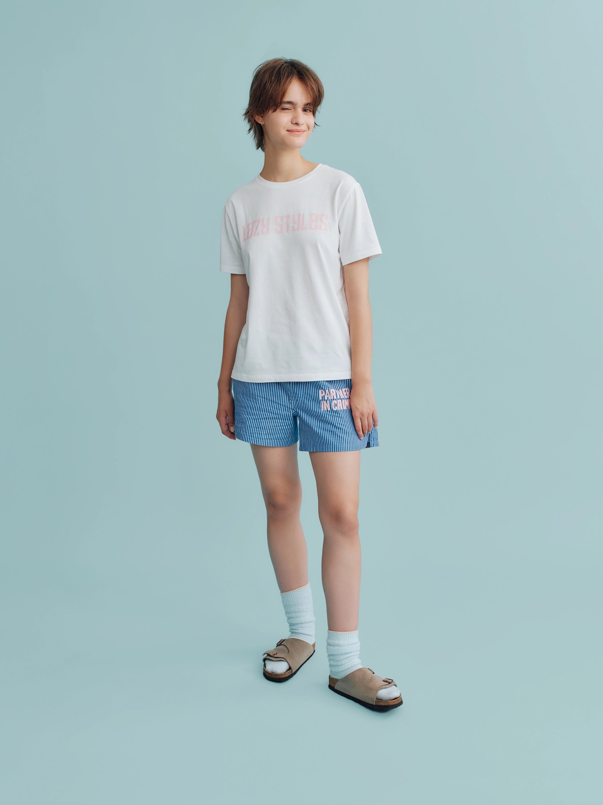 Basic Logo Tee | ベーシックロゴ Ｔシャツ Lazy Styles | Official Online Store