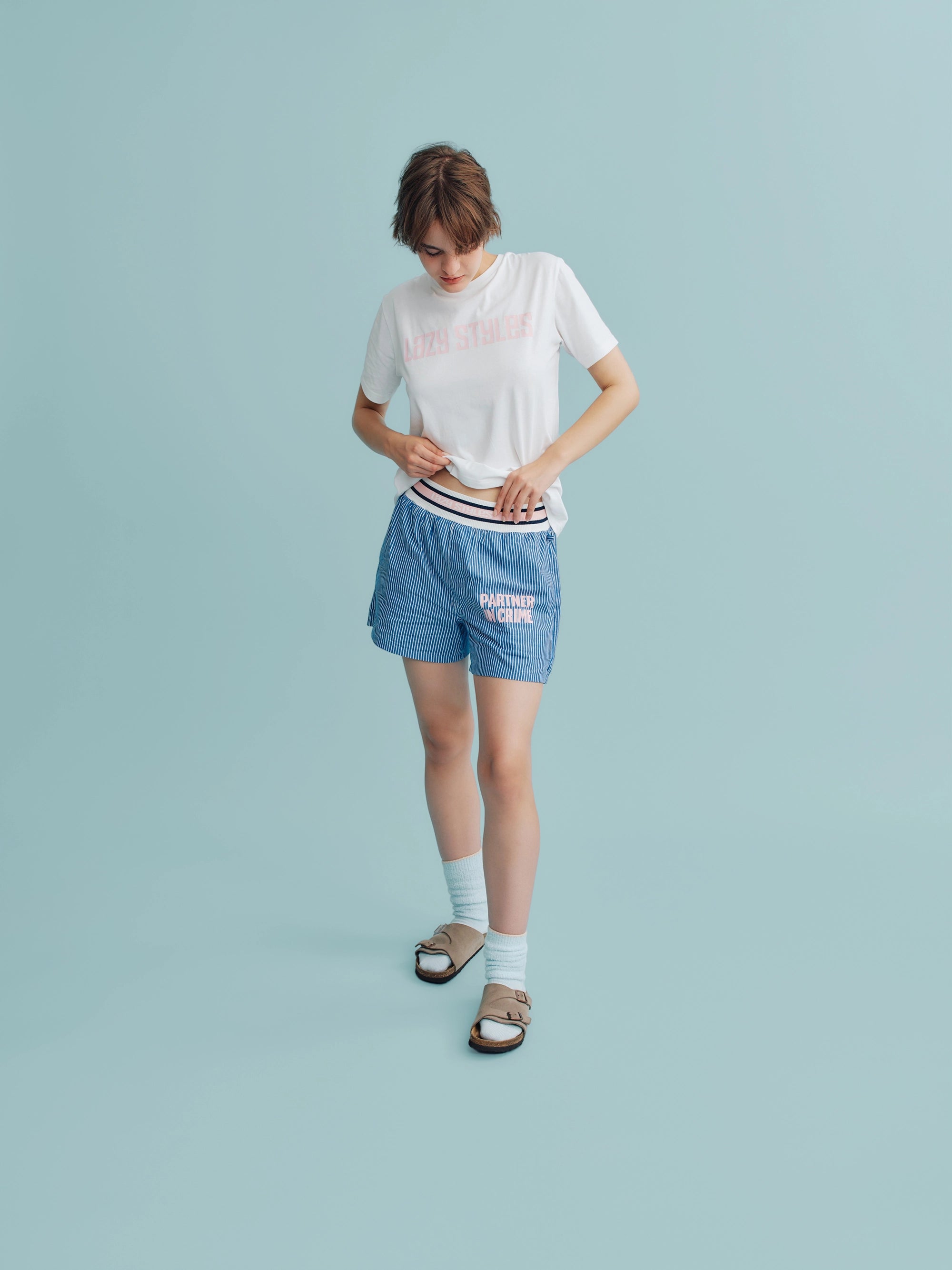 Basic Logo Tee | ベーシックロゴ Ｔシャツ Lazy Styles | Official Online Store