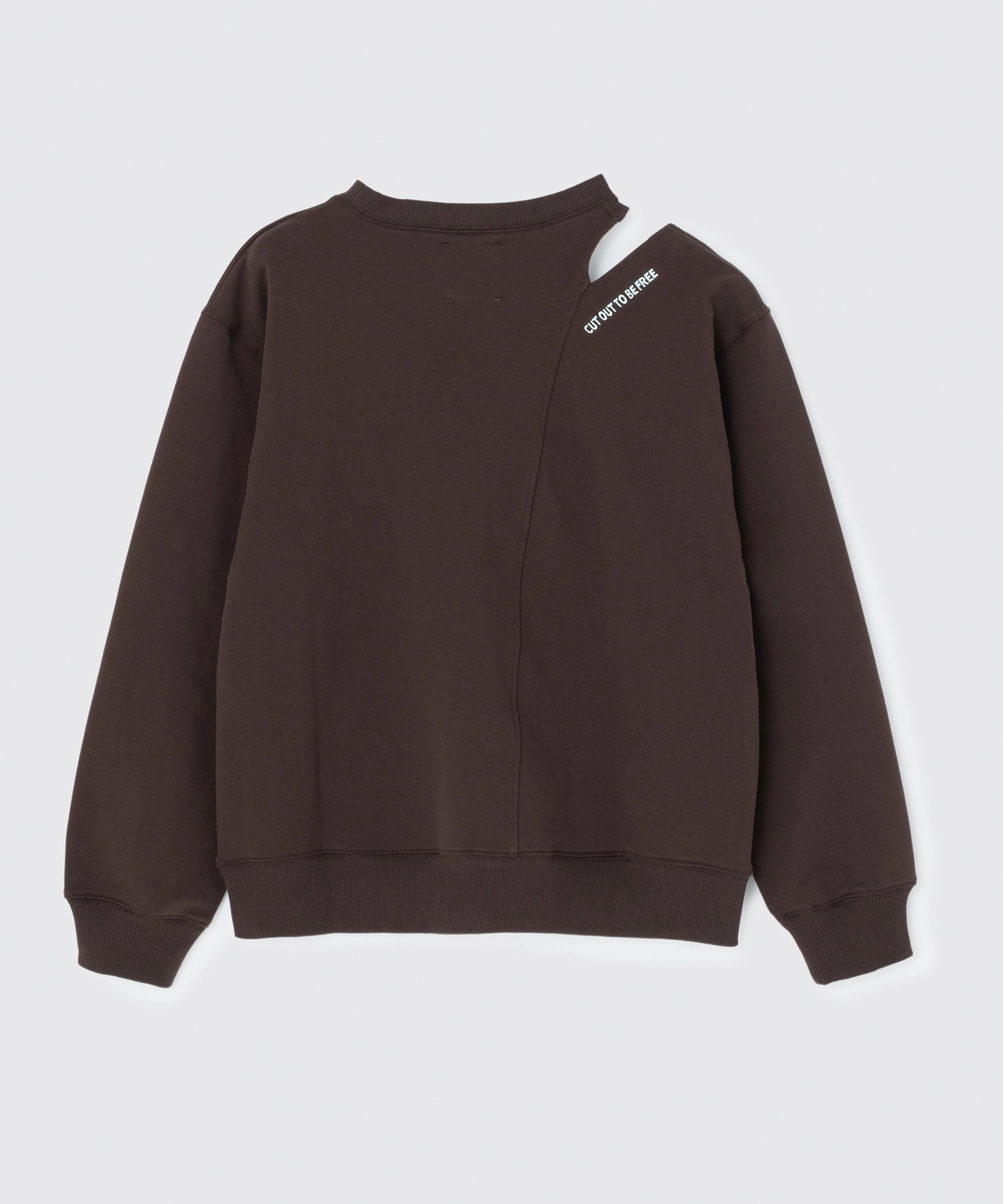 Cutout Shoulder Sweatshirt | カットアウト スウェット トップス Lazy Styles | Official Online Store