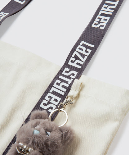 Handle Logo Tote bag | ハンドルロゴ トートバッグ Lazy Styles | Official Online Store