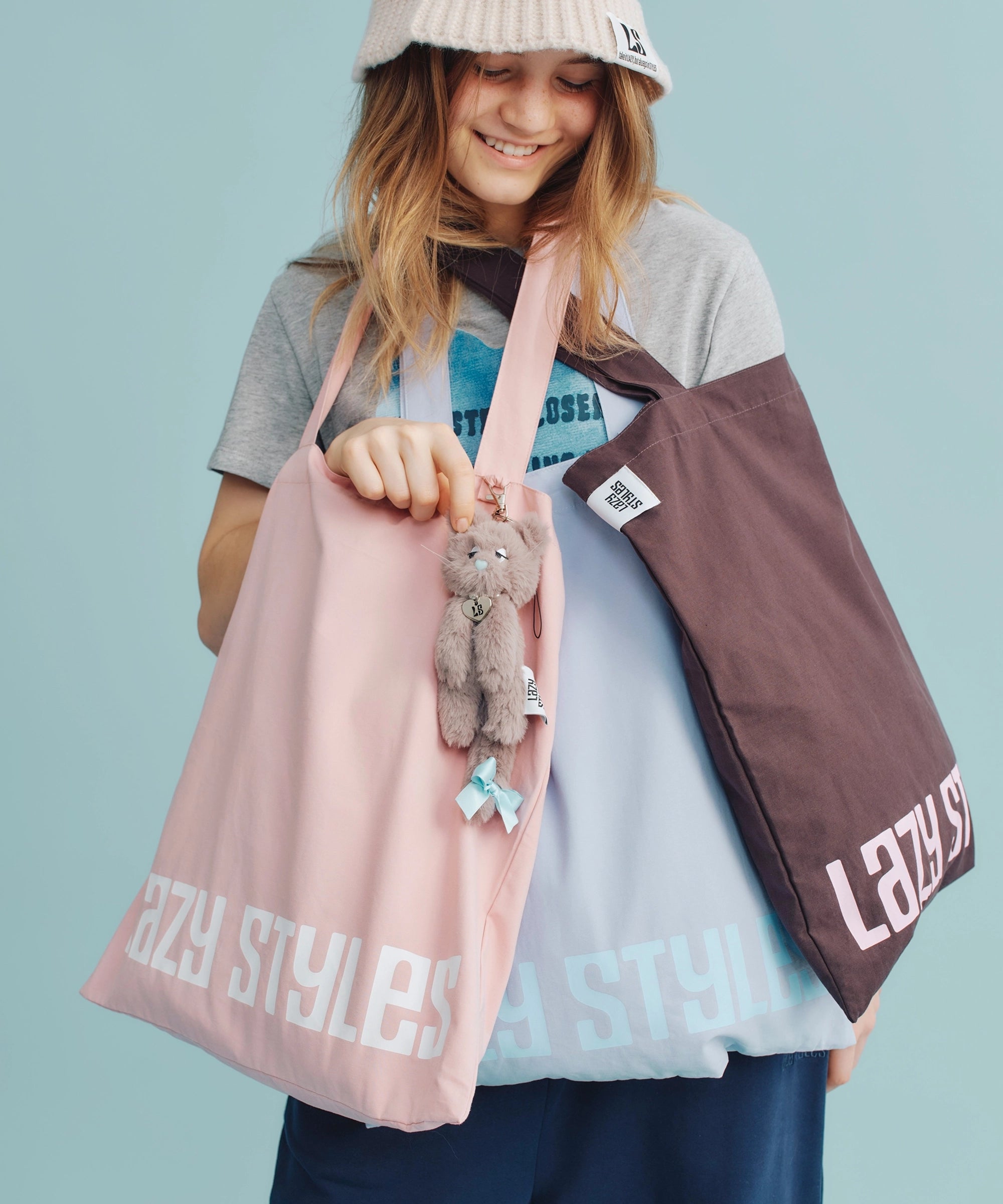 Logo Tote bag | ロゴトートバッグ Lazy Styles | Official Online Store