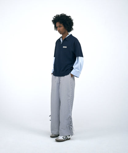 Wide Leg Shirtpants Stripe Design | ワイドレッグ シャツパンツ ストライプデザイン