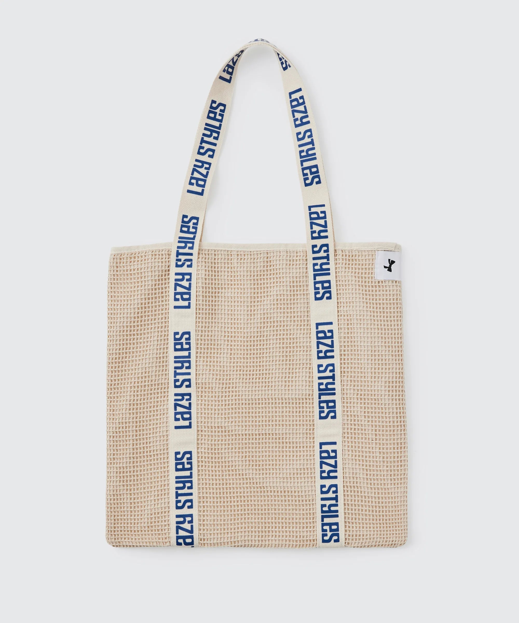 Handle Logo Mesh Tote Bag