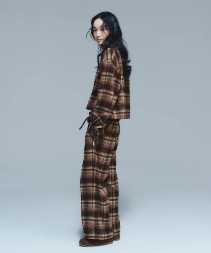 Cropped Check Shirt | クロップドチェックシャツ