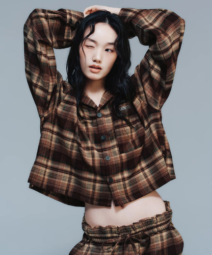 Cropped Check Shirt | クロップドチェックシャツ