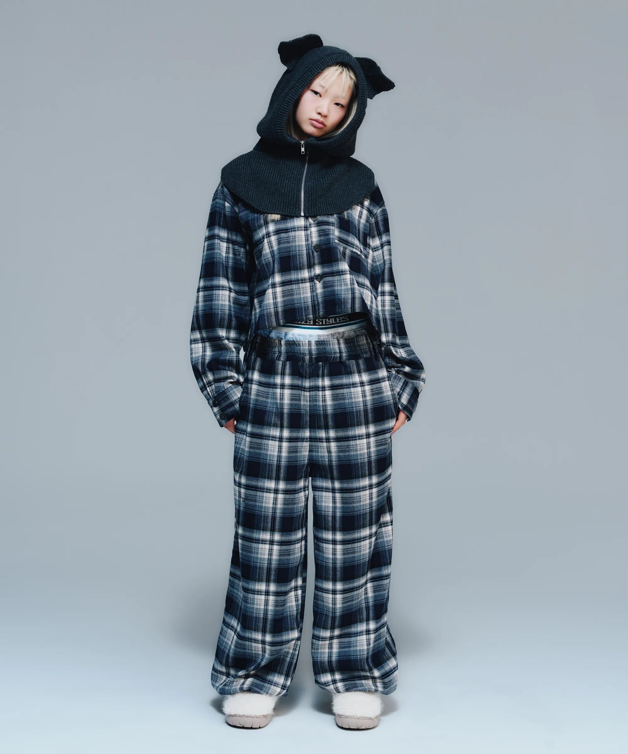 Cropped Check Shirt | クロップドチェックシャツ