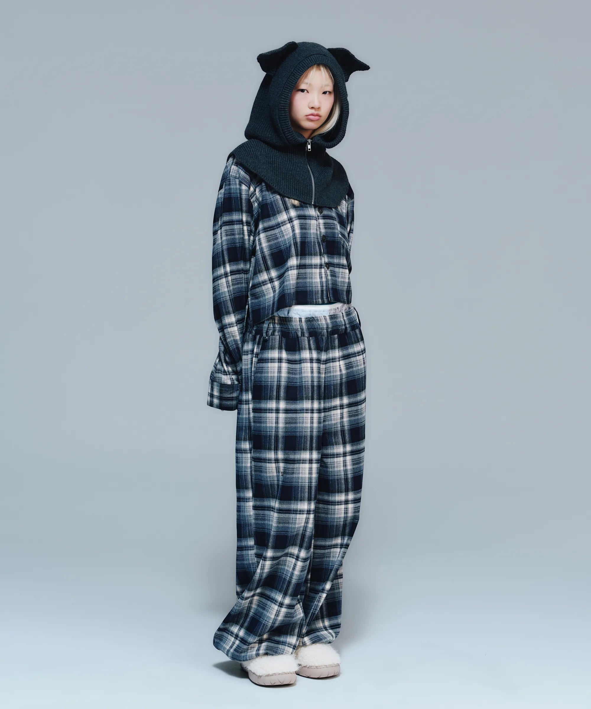 Cropped Check Shirt | クロップドチェックシャツ