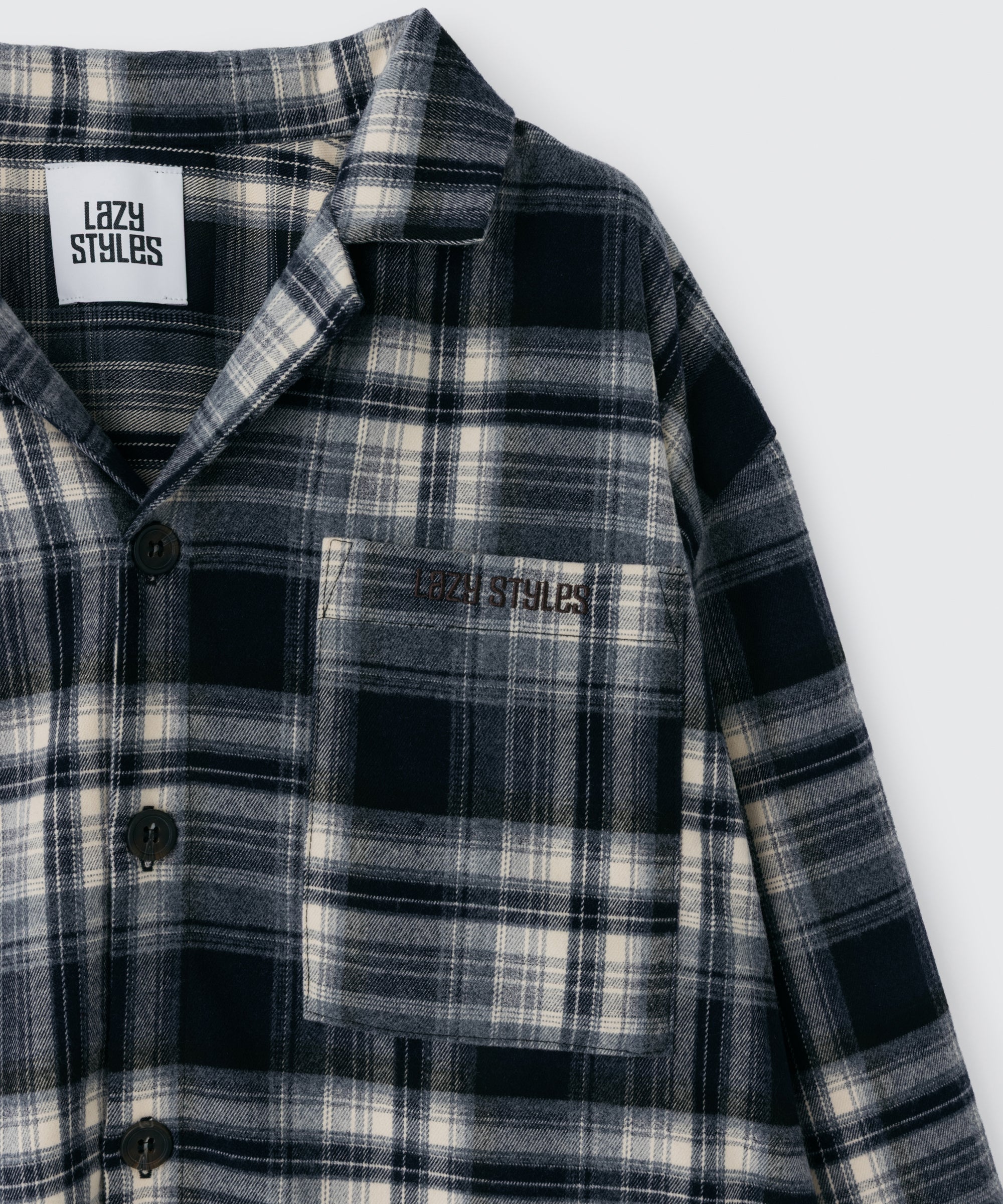 Oversized Check Shirt | オーバーサイズチェックシャツ – Lazy Styles