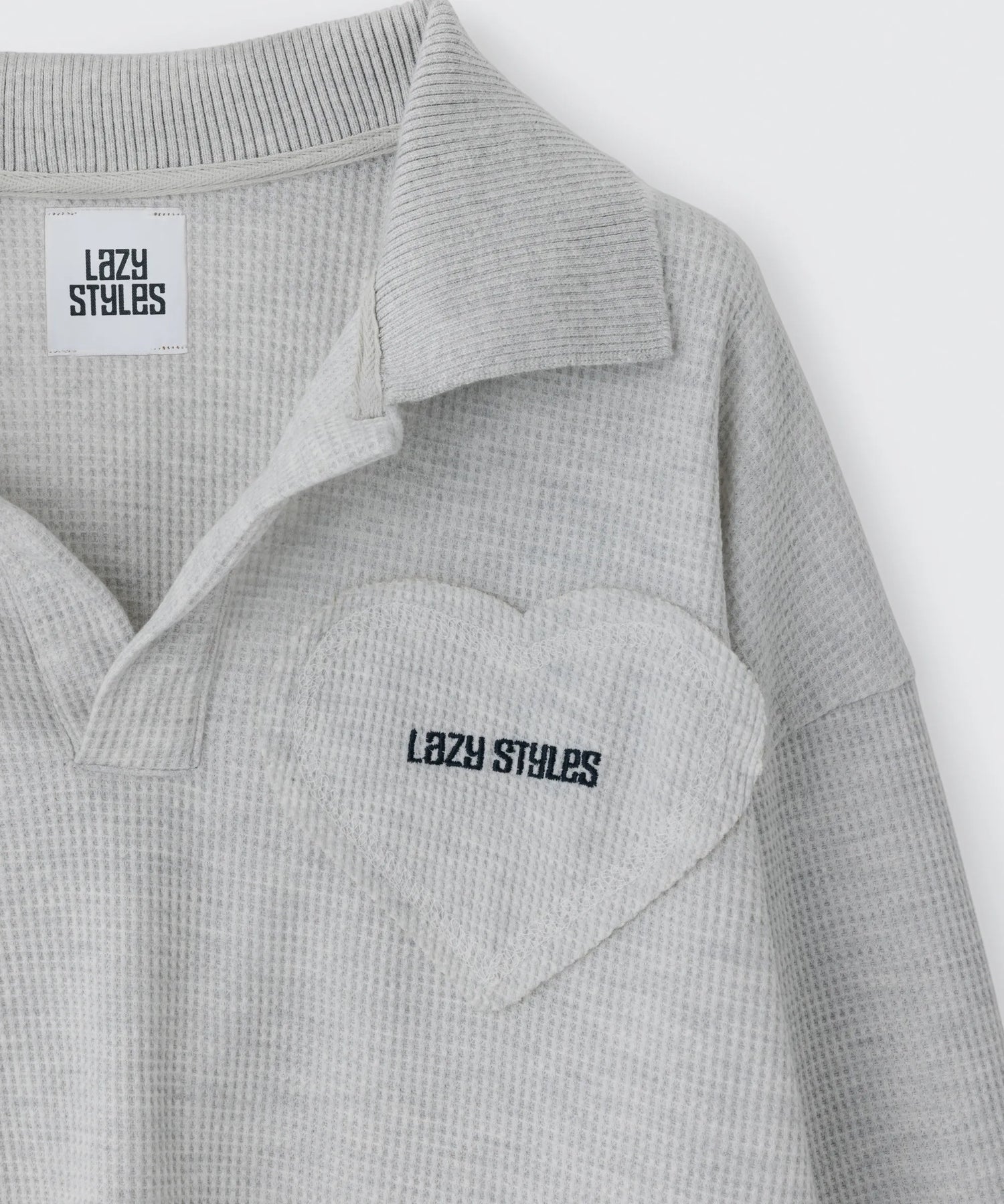 Waffle long sleeve tee | ワッフルロングスリーブTシャツ