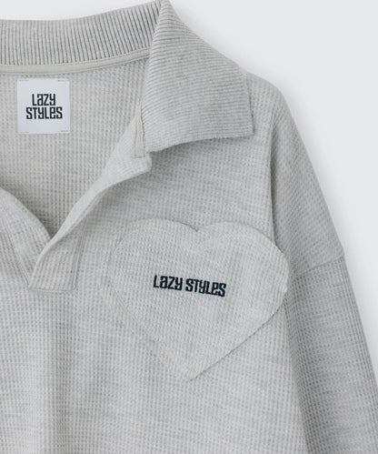 Waffle long sleeve tee | ワッフルロングスリーブTシャツ