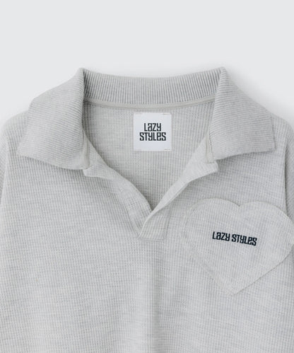 Waffle long sleeve tee | ワッフルロングスリーブTシャツ