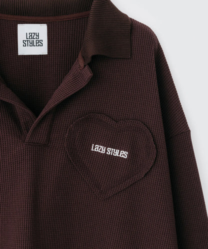 Waffle long sleeve tee | ワッフルロングスリーブTシャツ