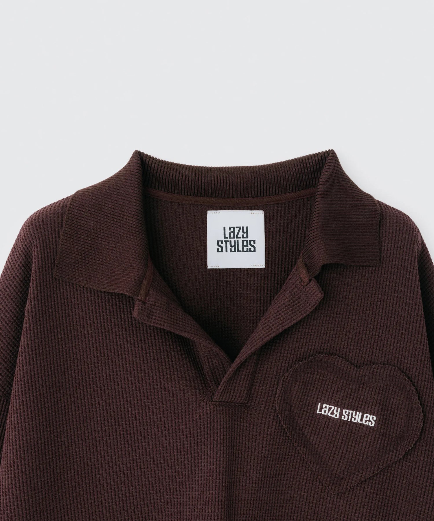 Waffle long sleeve tee | ワッフルロングスリーブTシャツ