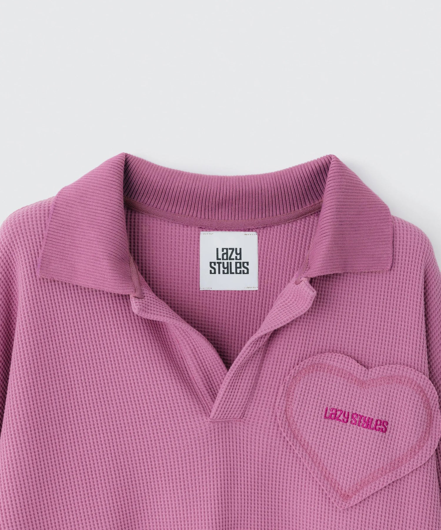 Waffle long sleeve tee | ワッフルロングスリーブTシャツ