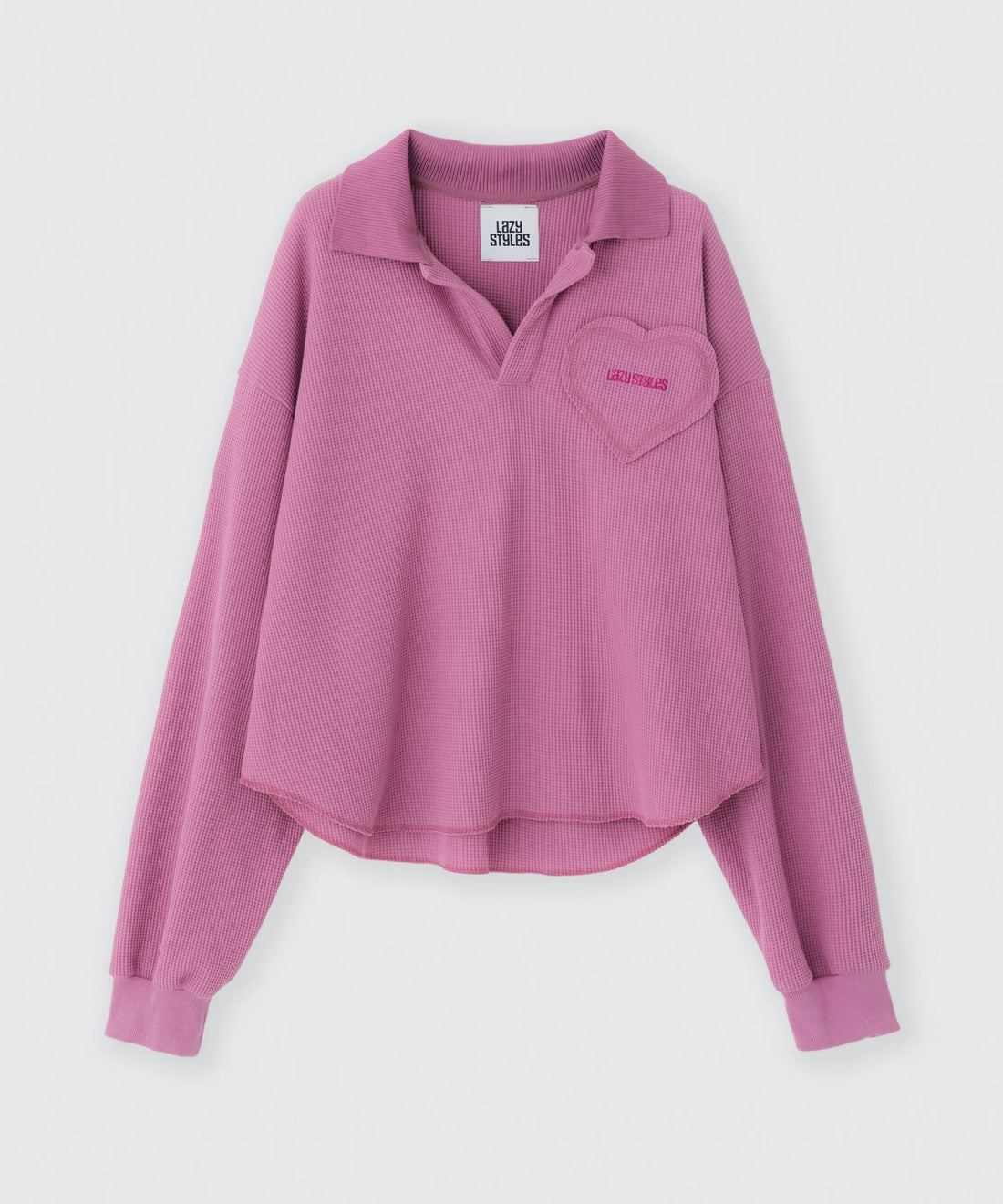 Waffle long sleeve tee | ワッフルロングスリーブTシャツ