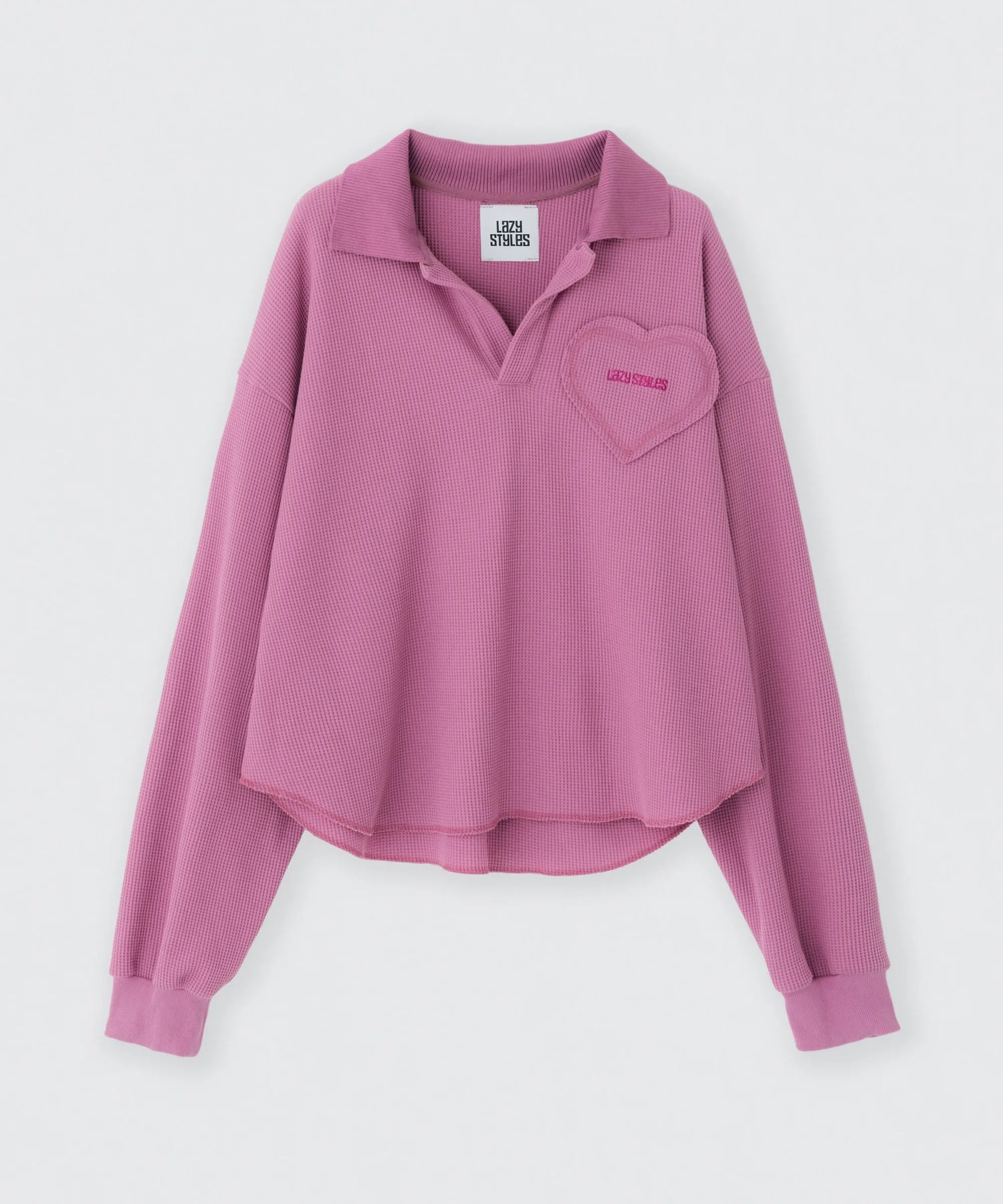 Waffle long sleeve tee | ワッフルロングスリーブTシャツ