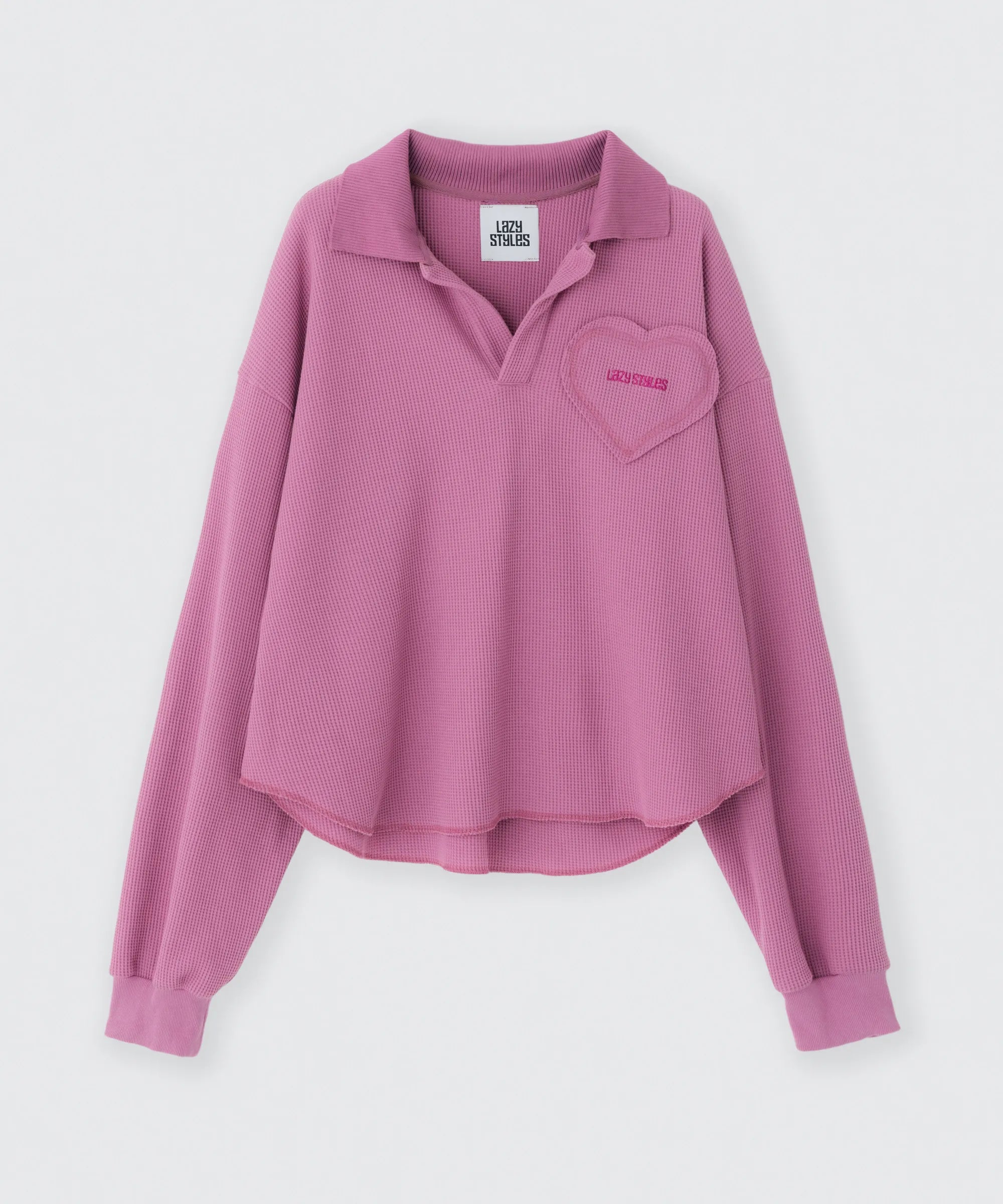 Waffle long sleeve tee | ワッフルロングスリーブTシャツ