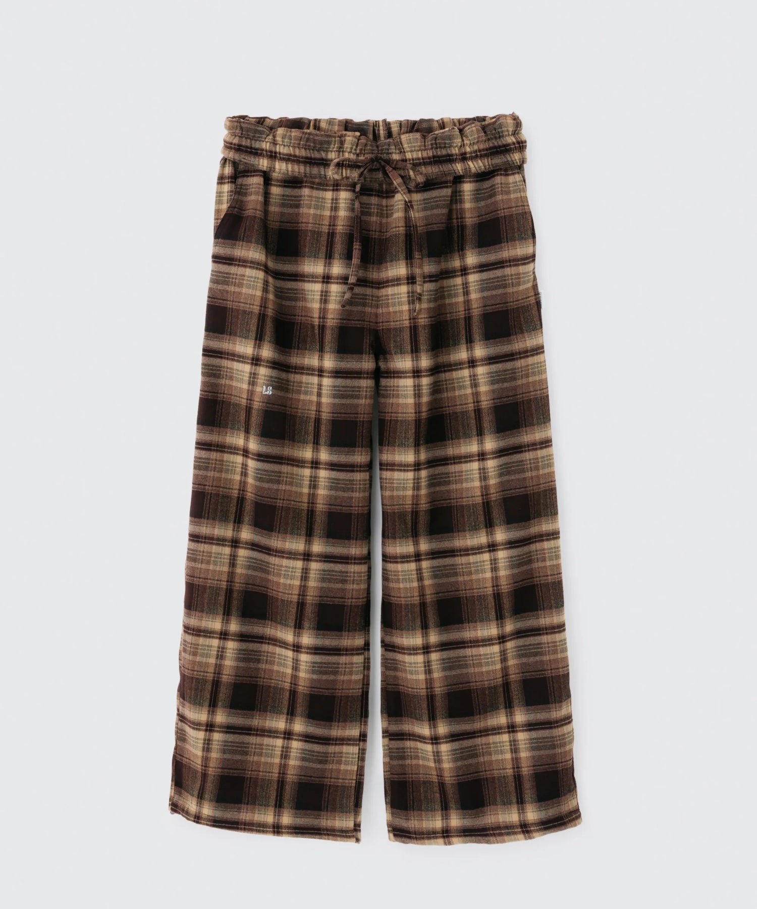 Wide Leg Check Pants | ワイドレッグ チェックパンツ
