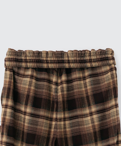 Wide Leg Check Pants | ワイドレッグ チェックパンツ