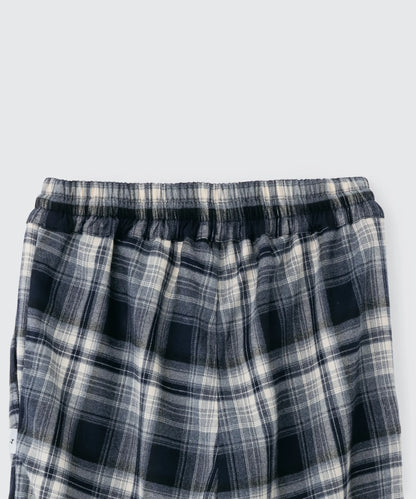 Wide Leg Check Pants | ワイドレッグ チェックパンツ