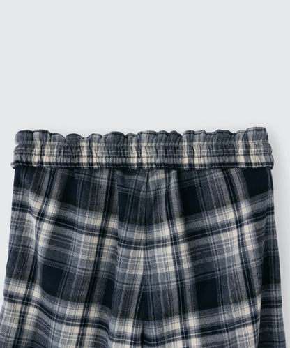 Wide Leg Check Pants | ワイドレッグ チェックパンツ