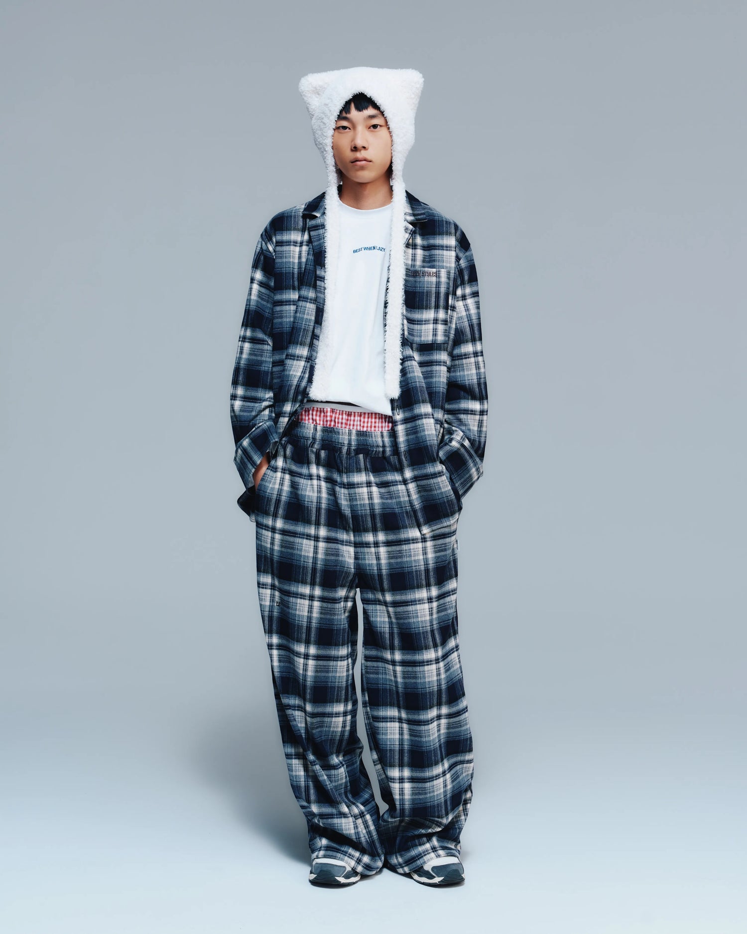 Wide Leg Check Pants | ワイドレッグ チェックパンツ